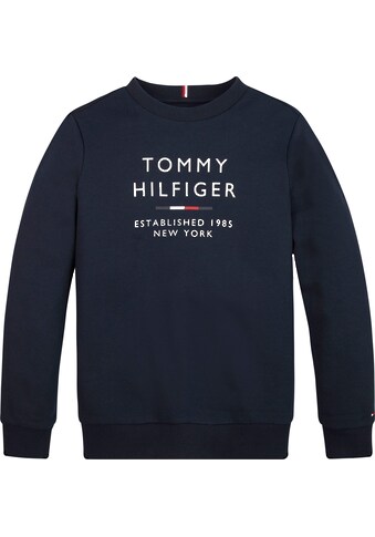 Tommy Hilfiger Sweatshirt »TH LOGO SWEATSHIRT«, aus weicher Baumwollmischung kaufen