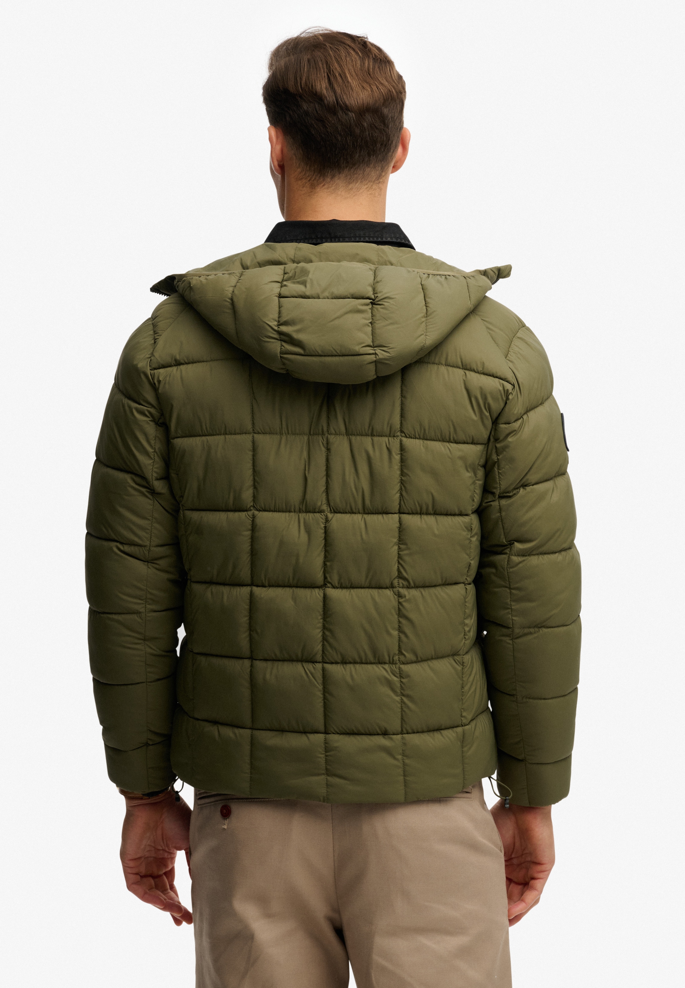 Superdry Steppjacke »HOOD BOX QUILT FUJI LITE JKT«