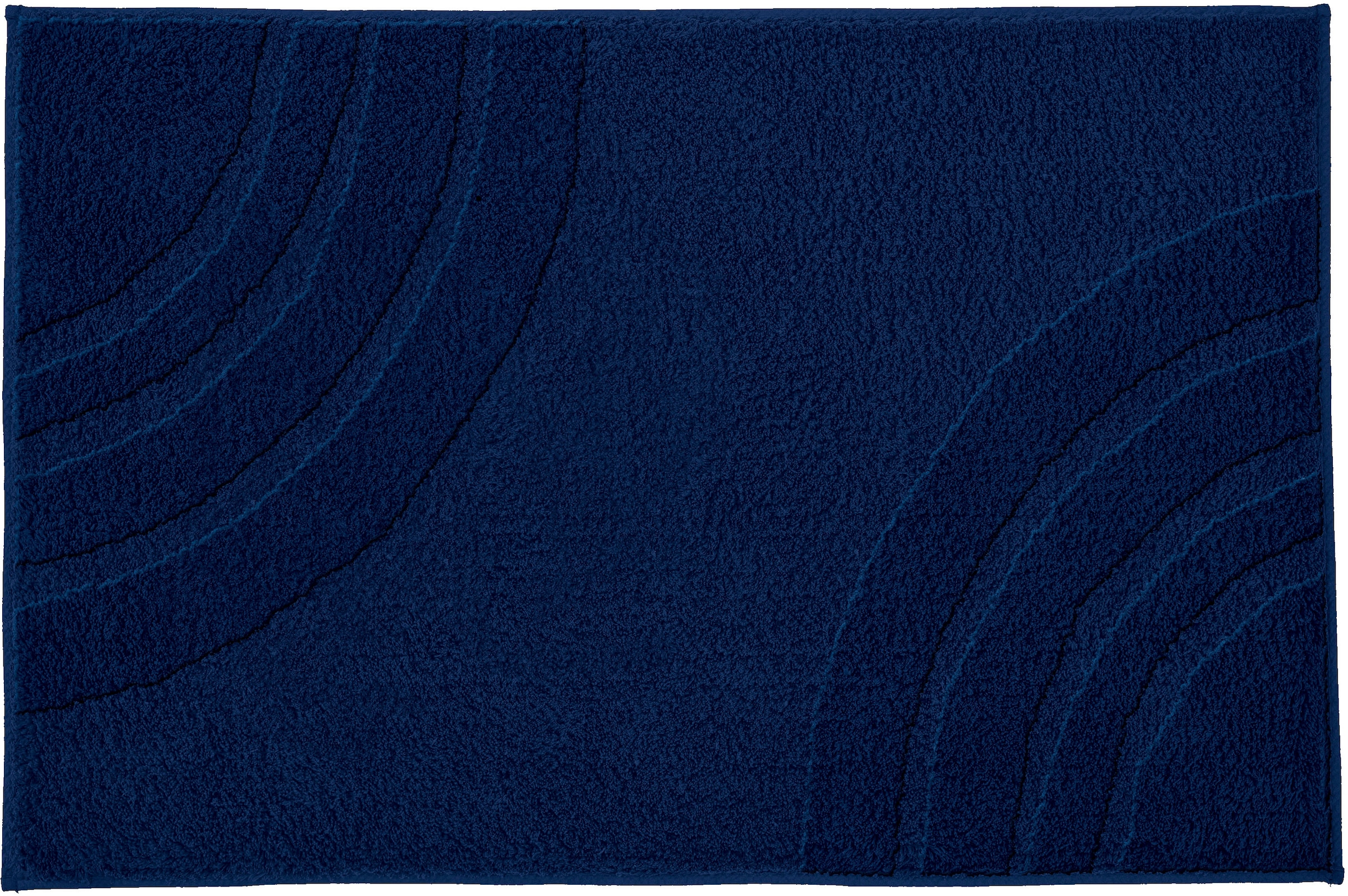 Kleine Wolke Badematte »»Saturn«, Badvorleger, Badezimmer Teppich« Höhe 25 mm rutschhemmend beschichtet fußbodenheizungsgeeignet Badteppich, Uni Farben, modernes Design, Hoch-Tief Effekt
