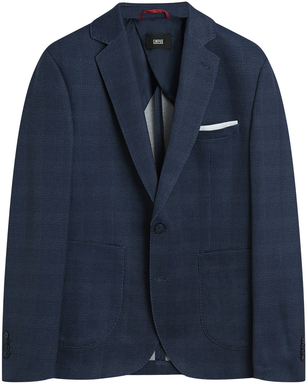 Cinque Herren Sakko »CIDATI« in dezentem Karo-Design in blau, Größe 110