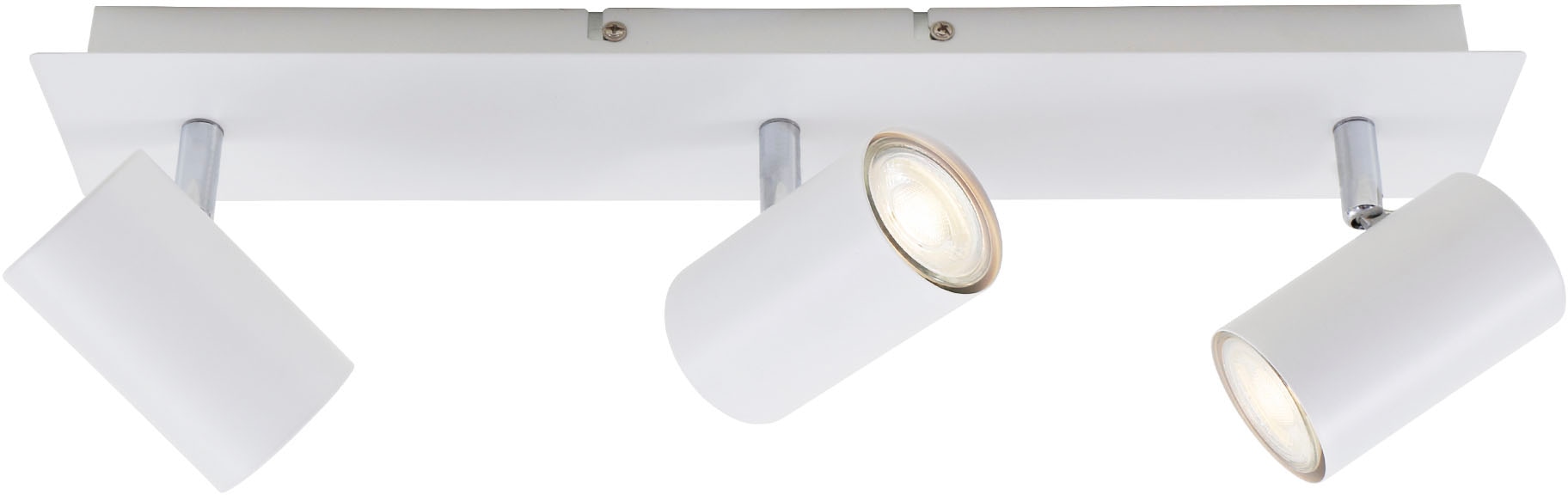 Briloner Leuchten LED Deckenspots »2857035 Run«, Leuchtmittel GU10 | ohne Leuchtmittel, Deckenlampe, 45x8x12,3cm, max.40W, GU10, Wohnzimmer, Flur, Büro