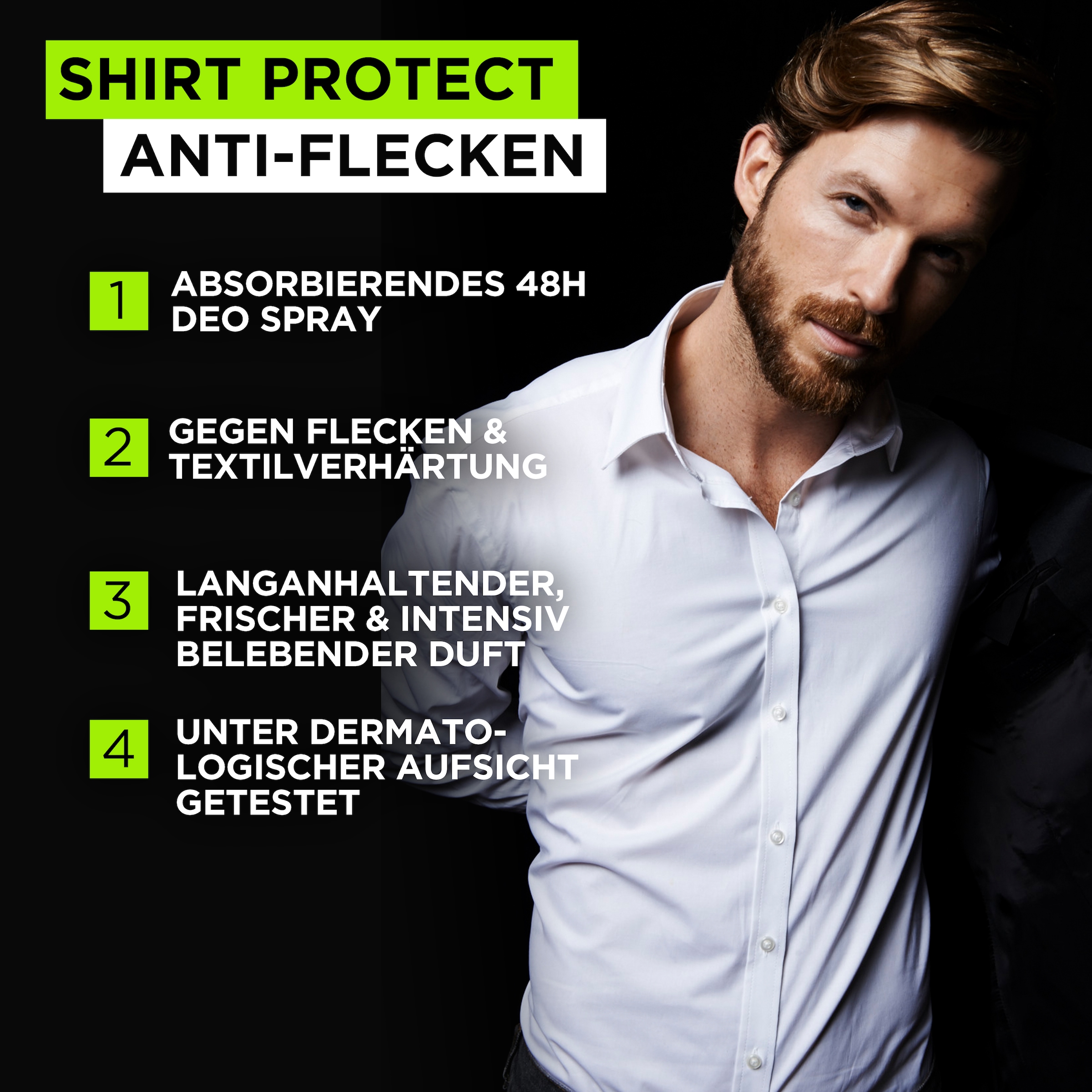 L\'ORÉAL PARIS MEN EXPERT & »Shirt vor Control«, weißen Schützt OTTO Rückständen bei Deo-Spray Textilverhärtungen