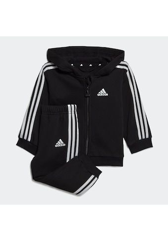 Trainingsanzug »ESSENTIALS FULLZIP HOODED JOGGINGANZUG«, (2 tlg.)