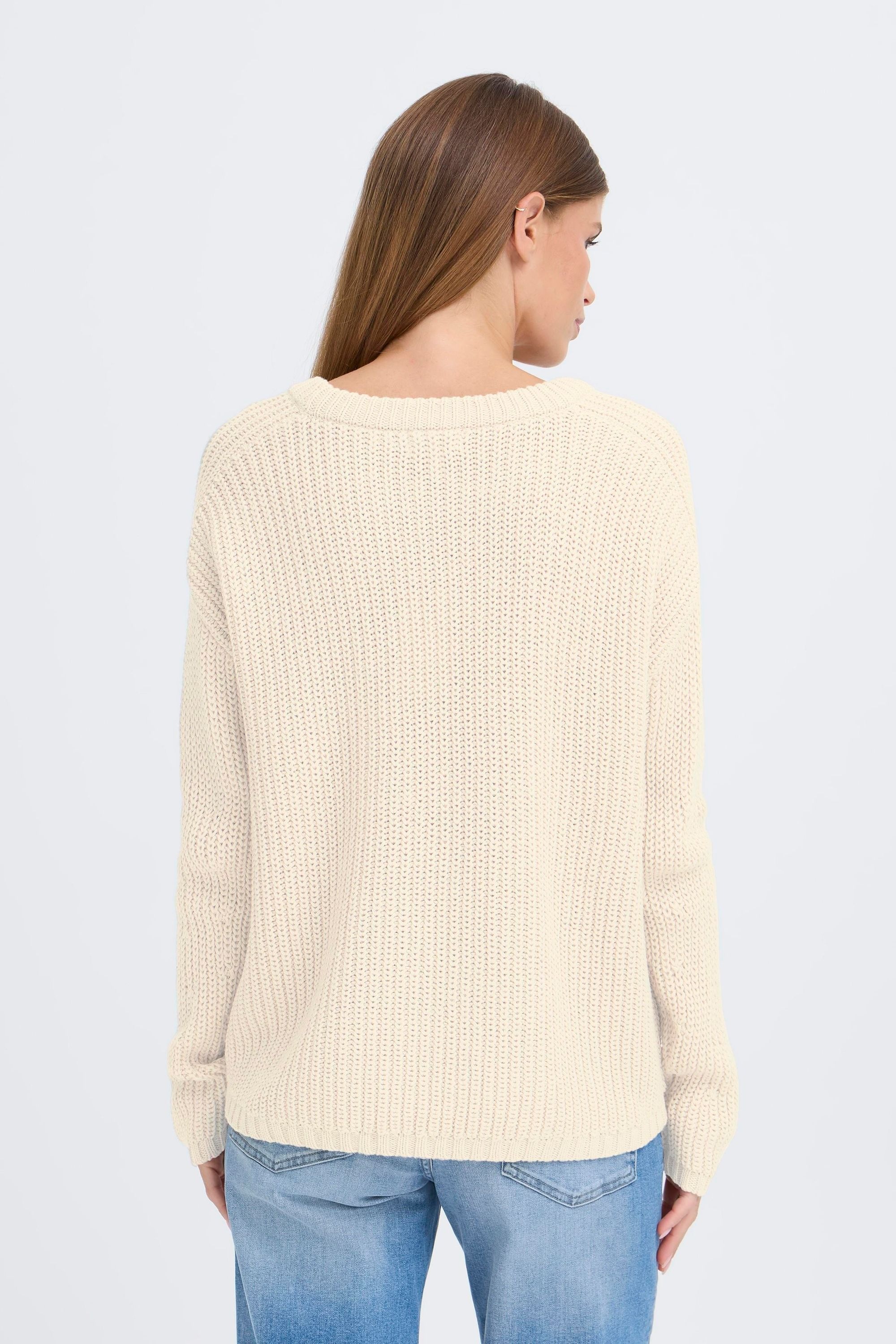 OXMO Strickfleece-Pullover »Strickpullover OXFKANNA«