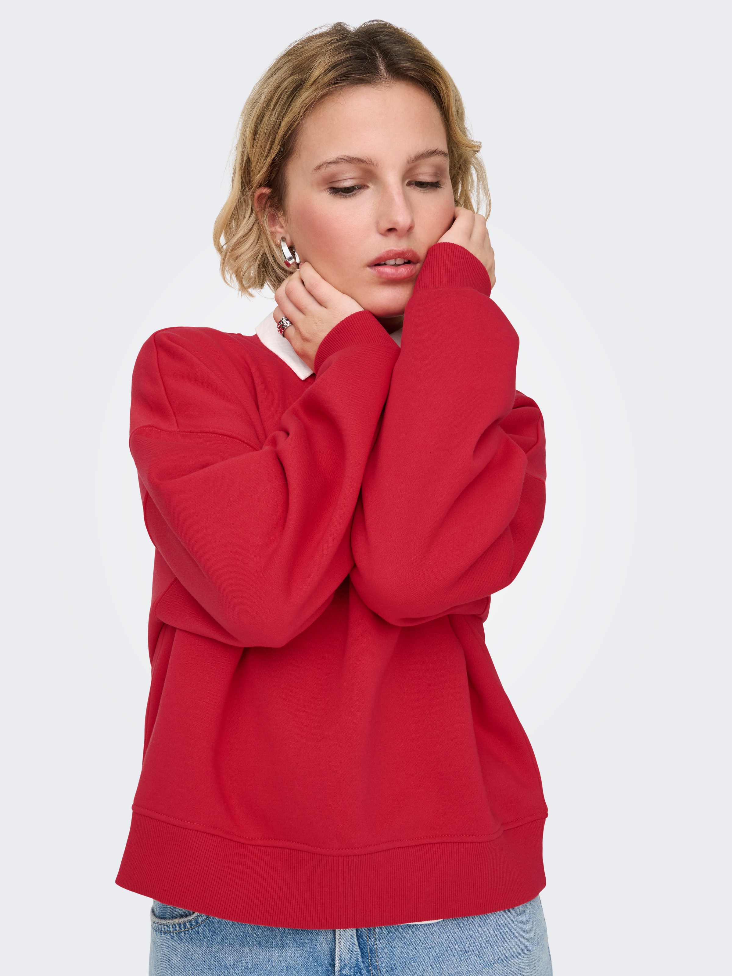 ONLY Sweatshirt »ONLBEST L/S CREW NECK SWT NOOS«
