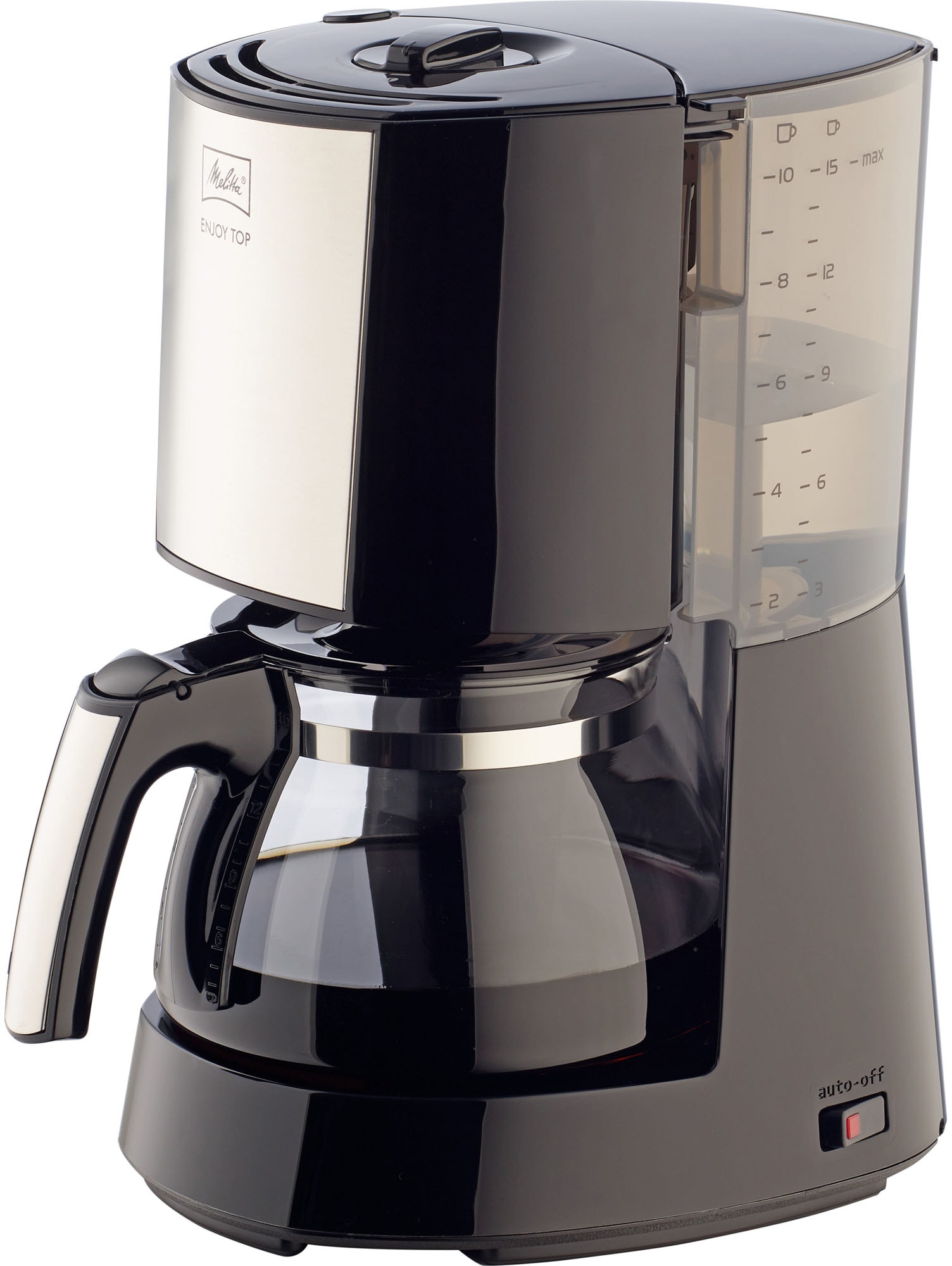 Melitta Filterkaffeemaschine »Enjoy Top 1017-04«, 1,25 l Kaffeekanne,  Papierfilter, 1x4, mit Glaskanne jetzt bei OTTO