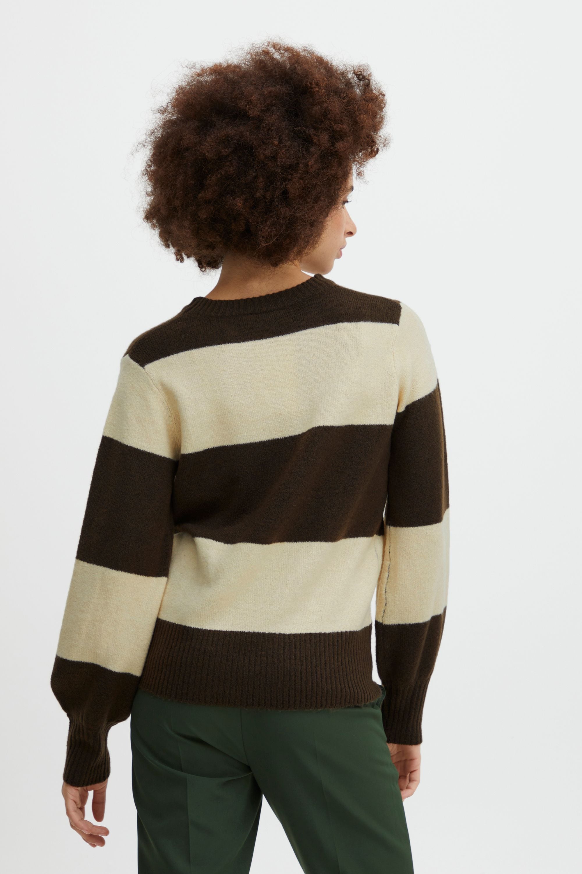 Ichi Strickfleece-Pullover »Strickpullover IHEden«
