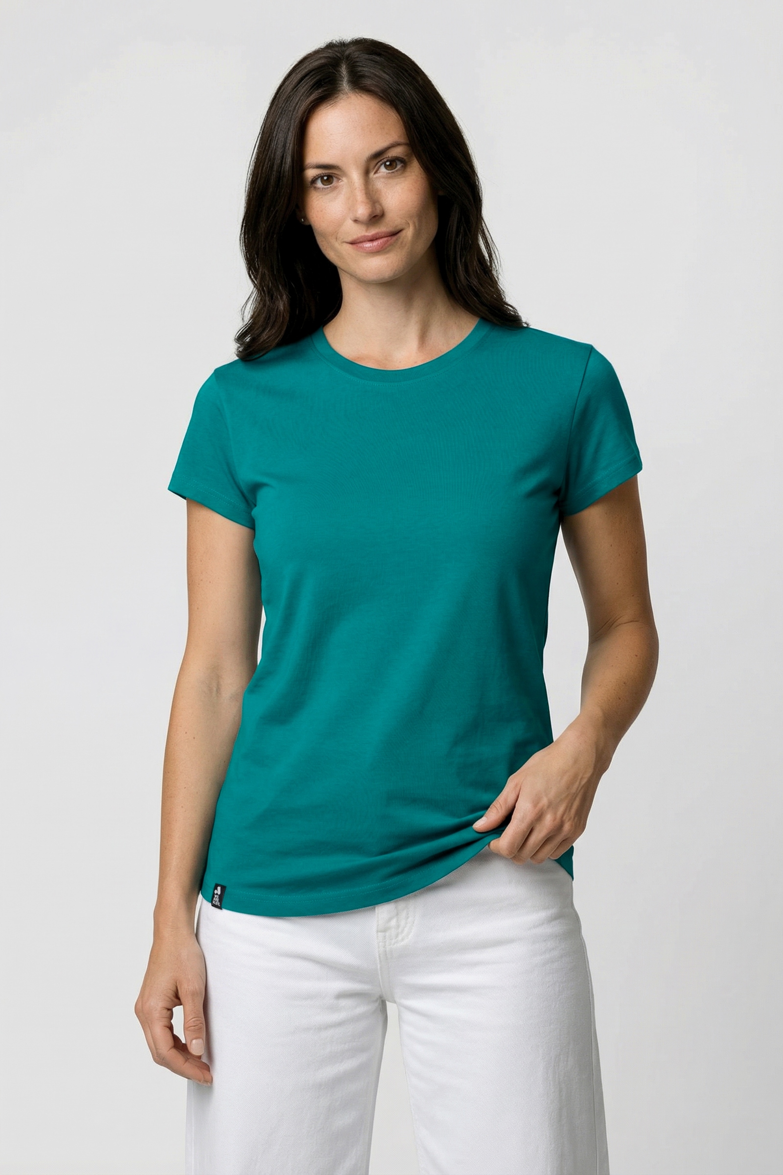 Alife & Kickin Rundhalsshirt leichtes T-Shirt mit Rundhals aus weichem Materialmix