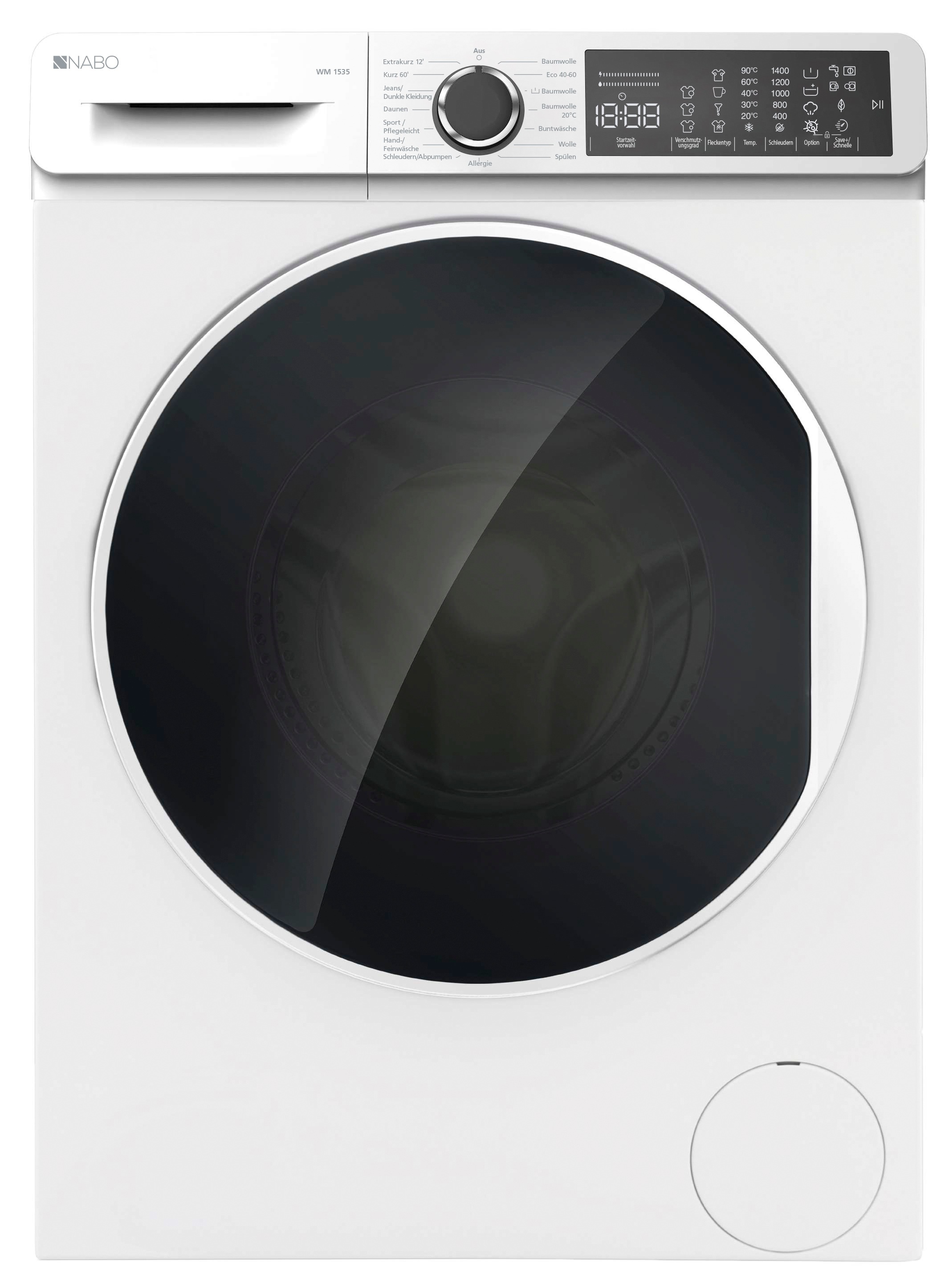 NABO Waschmaschine »WM 1535«, 8 kg, 1300 U/min