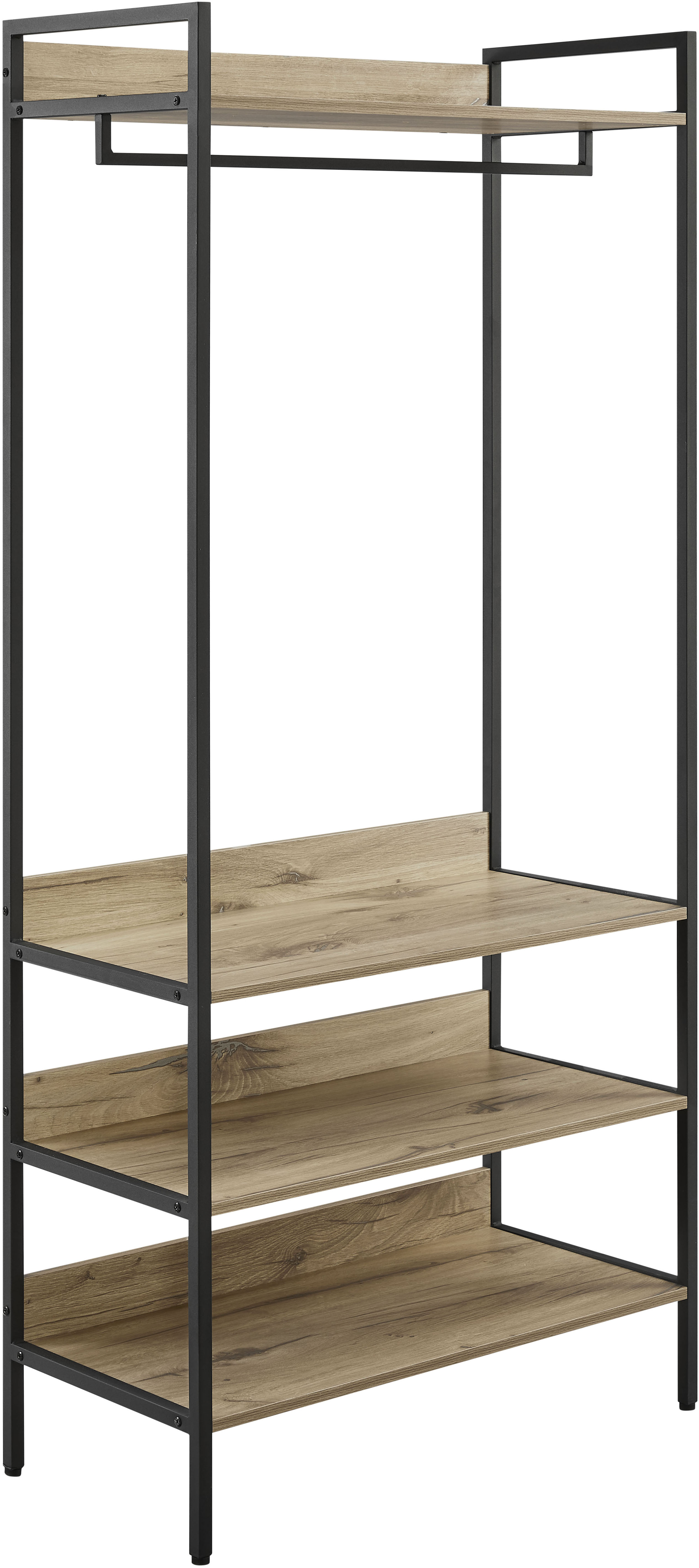 Otto Home Garderobenschrank »Tayler« Melamin-Tischplatte, pulverbeschichtetem Metallgestell, Höhe 180 cm, Größe B/H/T: 84 cm x 180 cm x 40 cm