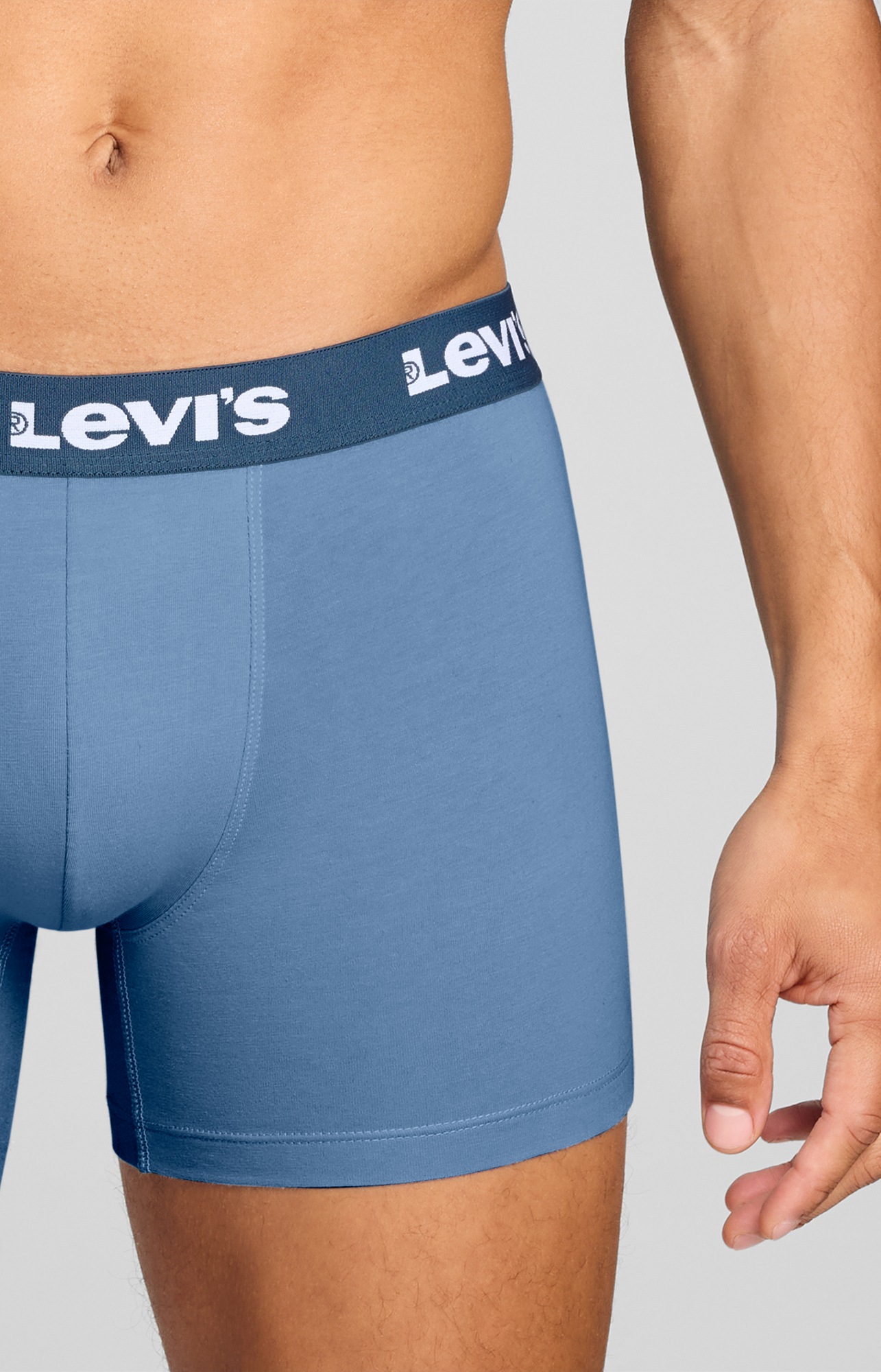 Levi's® Boxershorts »LEVIS MEN REPEAT LOGO BOXER BRIEF« 2er Pack,  ohne Eingriff, Logobund, elastisch