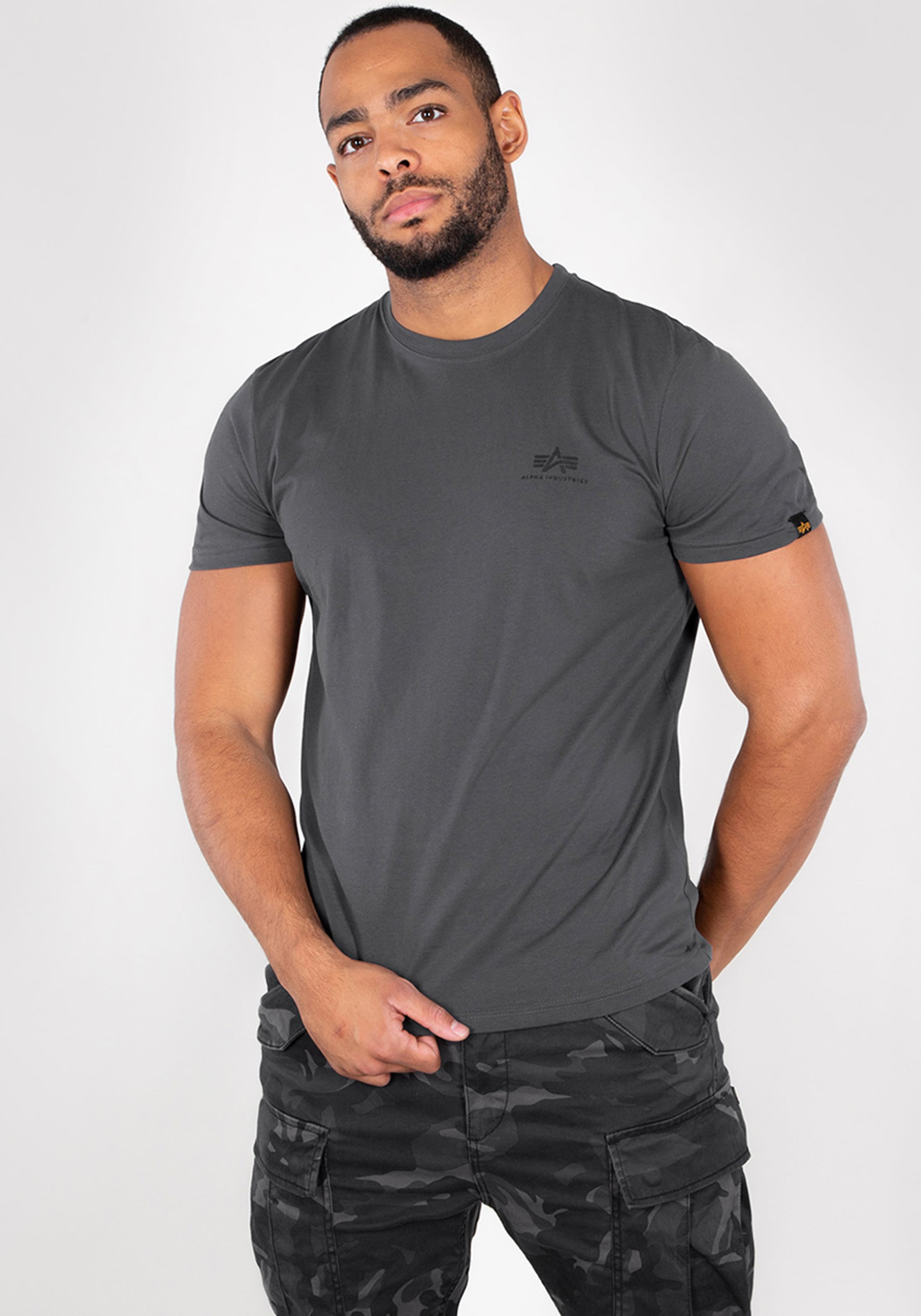 Alpha Industries T-Shirt »Alpha Industries Men - T-Shirts Basic T-Shirt SL«