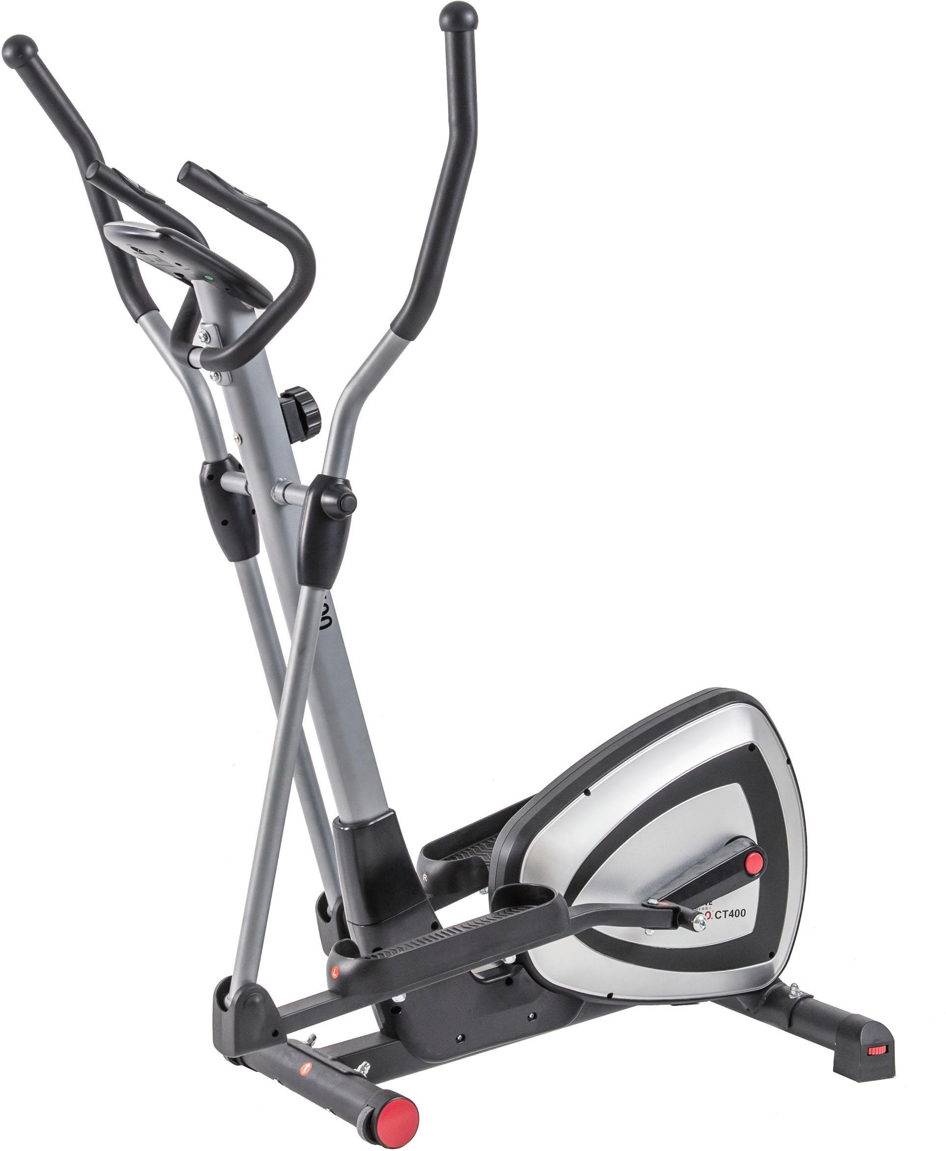 Motive Fitness By U.N.O. Crosstrainer »CT 400 (mit/ohne Unterlegmatte)« Schwungmasse ca. 9,5 kg, 8 Widerstandsstufen in grau