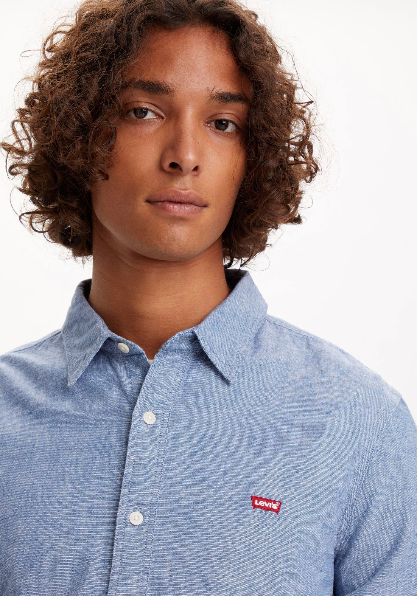 Levi's® Jeanshemd »BATTERY HM SHIRT SLIM«, mit Logobadge