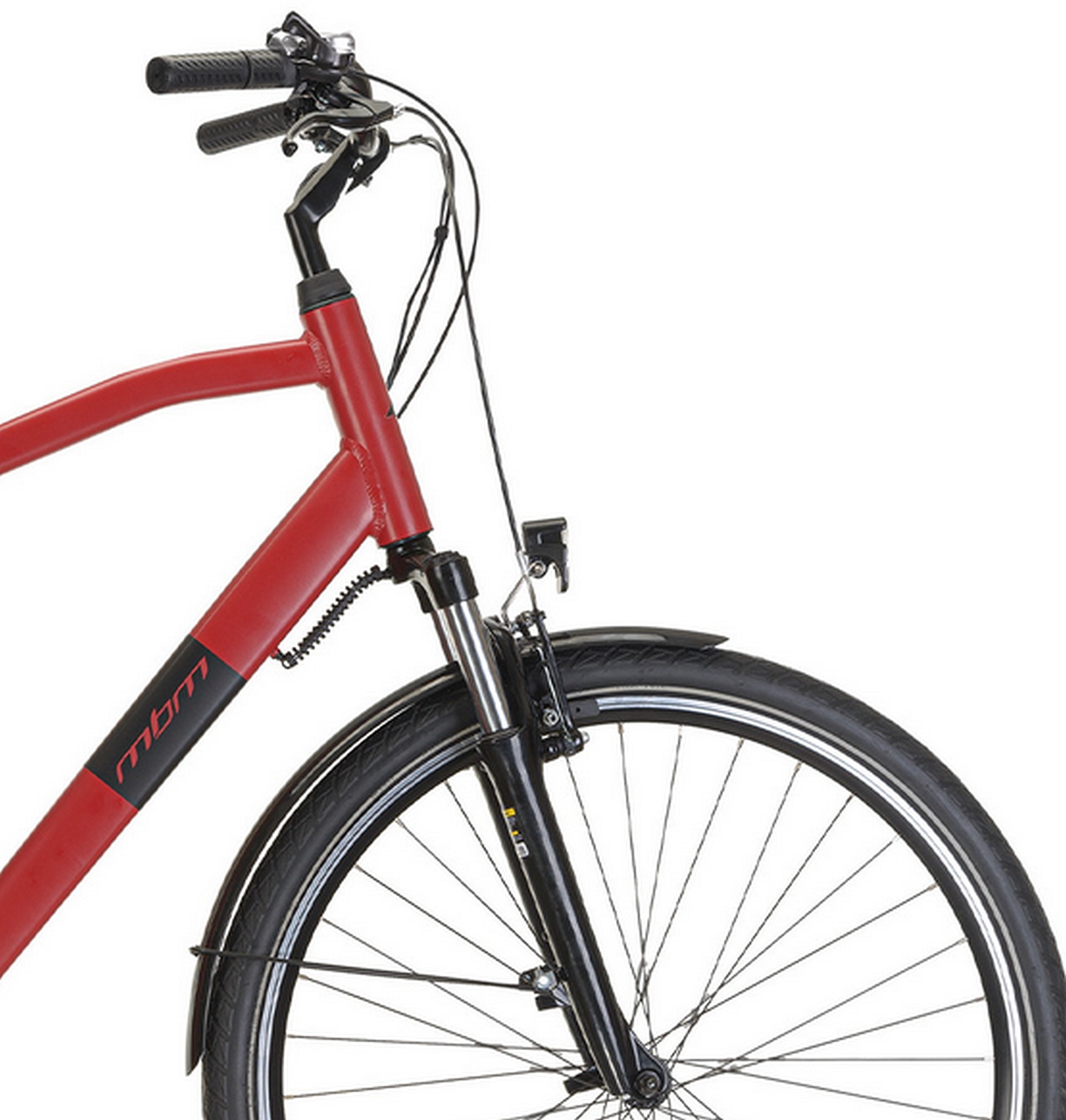 MBM E-Bike »Elektro-Citybike RHEA MAN 28 Zoll, rot«