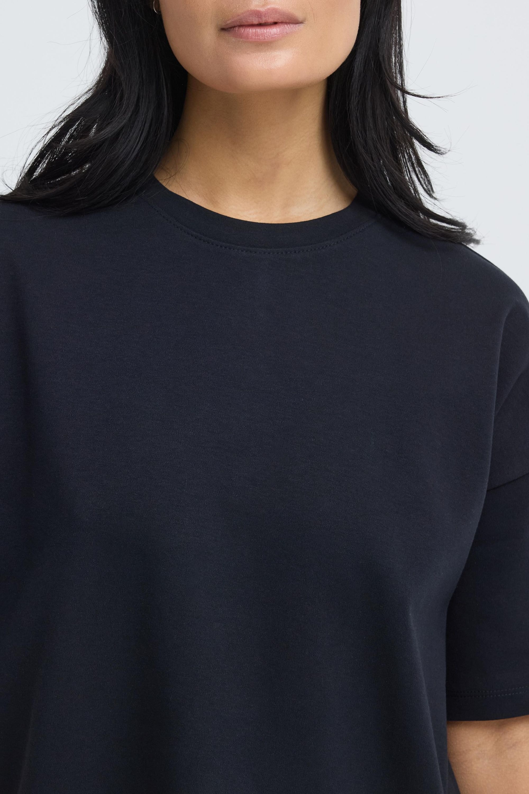 OXMO Rundhalsshirt »Rundhalsshirt OXNSandy Boxy«