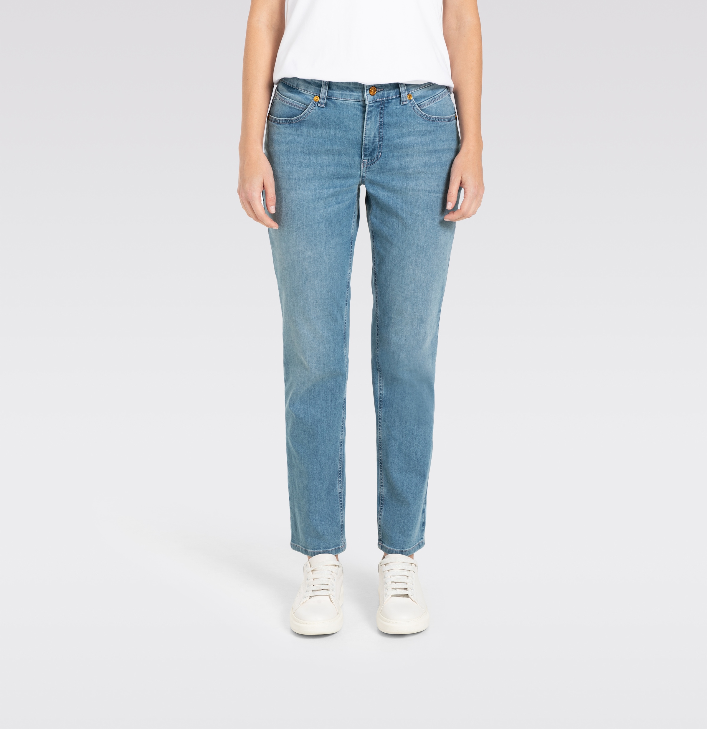MAC Stretch-Jeans »Melanie«, Gerade geschnitten