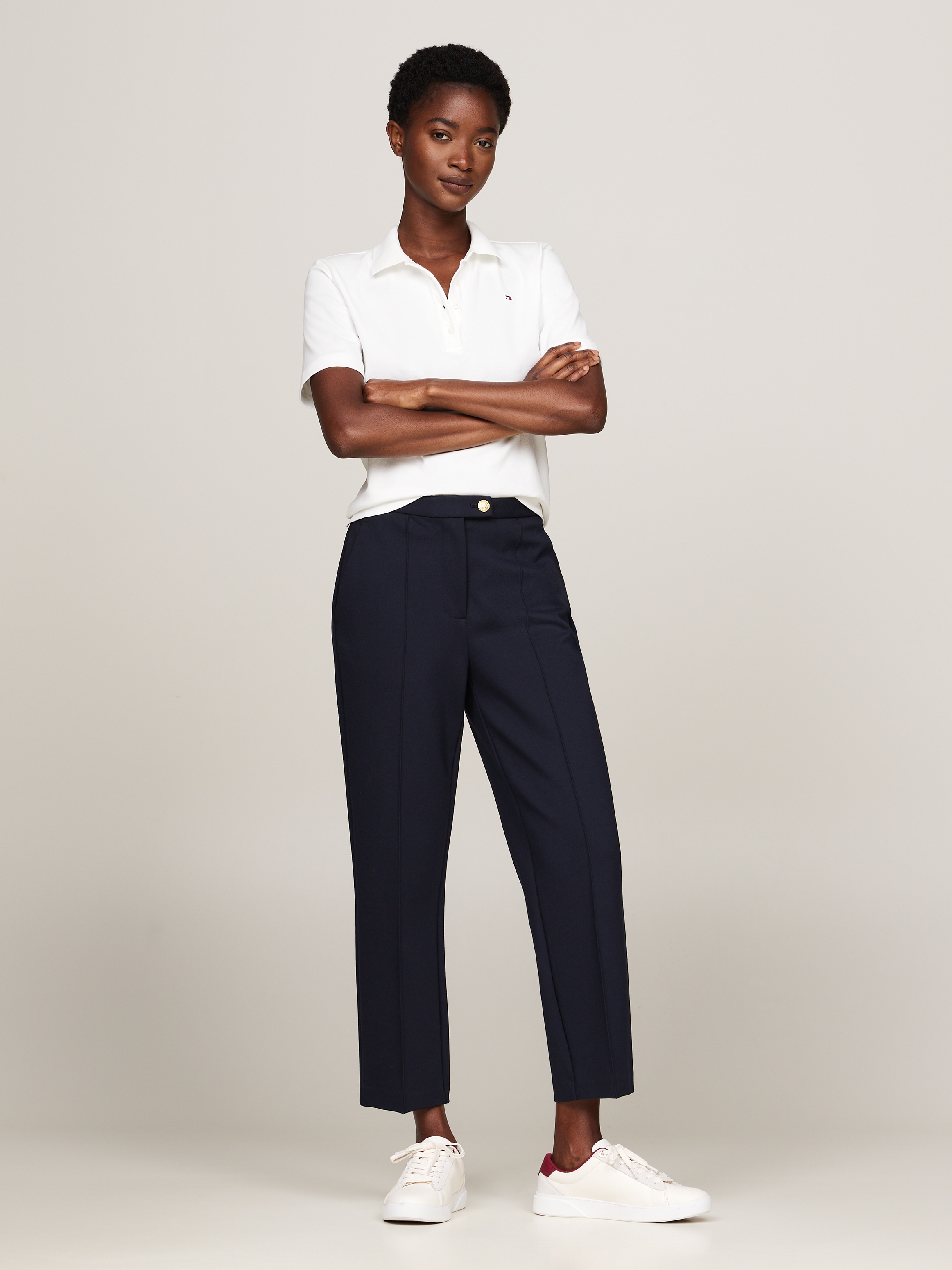 Tommy Hilfiger Poloshirt »1985 Regular Fit Pique Premium Polo«, mit Logo-Stickerei, mit Seitenschlitzen