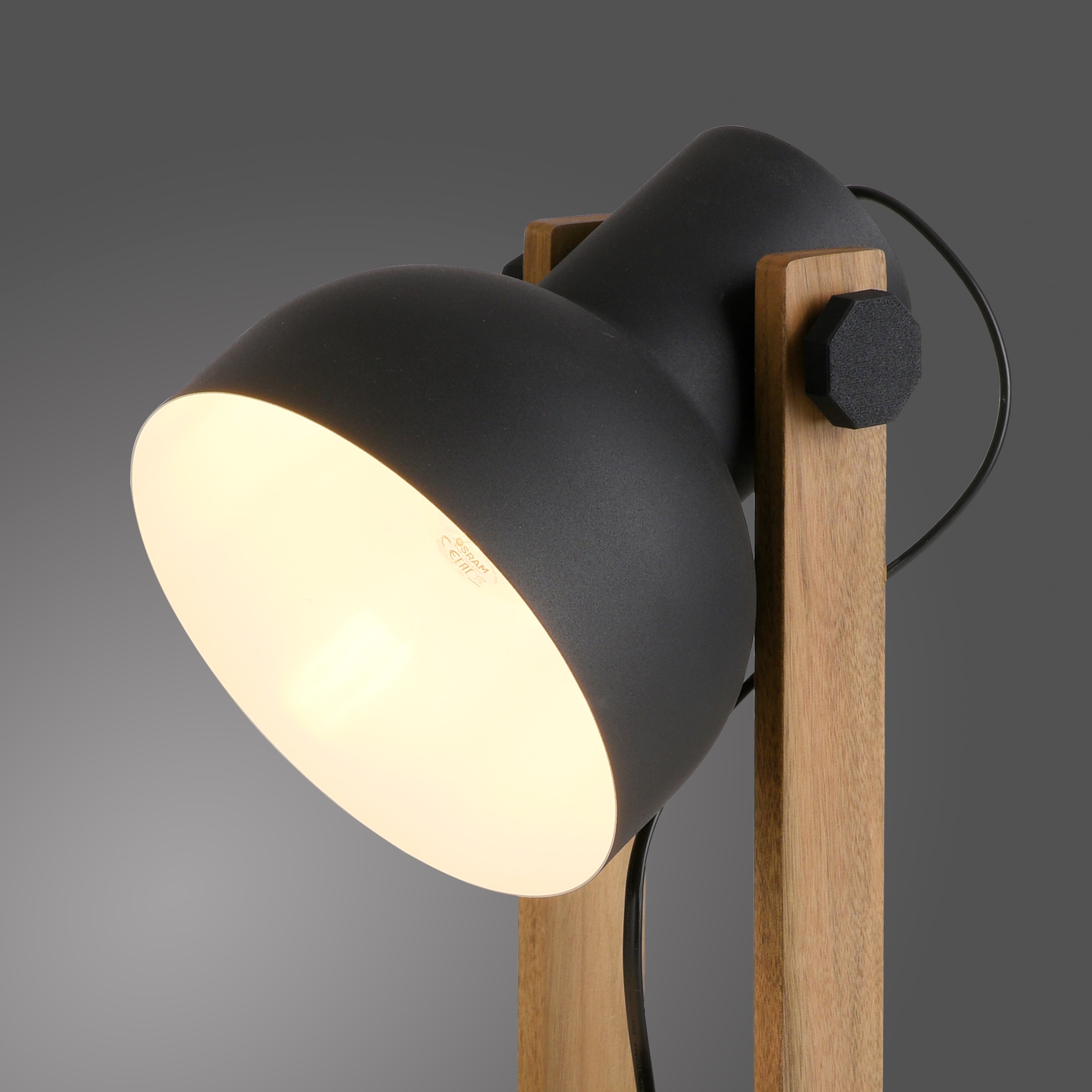 JUST LIGHT Tischleuchte »CUP 2.0«, 1 flammig, Leuchtmittel E27 | Leuchtmittel wechselbar, ExklusiveE27, Schalter, Schnurschalter