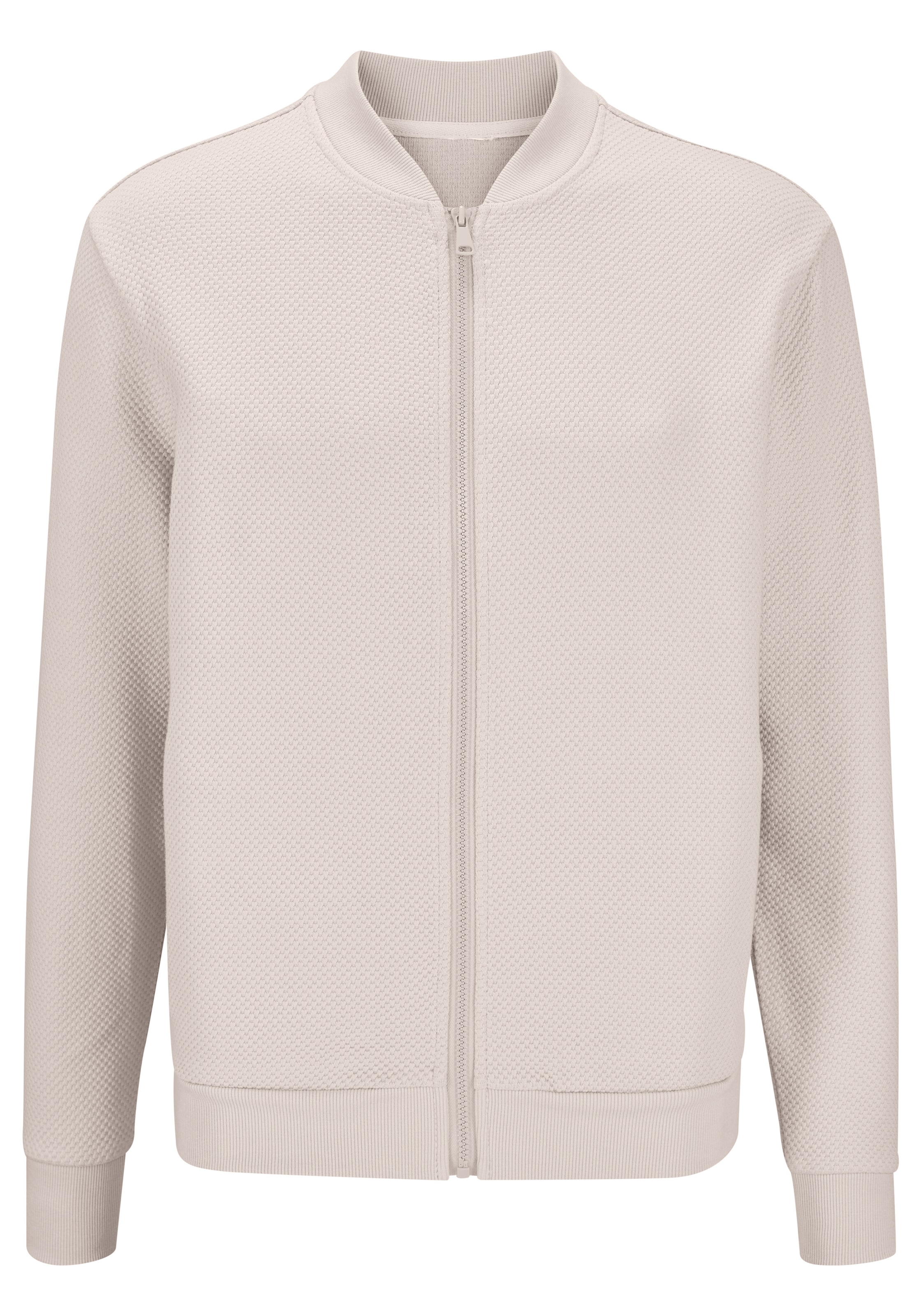 John Devin Sweatjacke »aus Struktur-Qualität« aus Struktur-Qualität