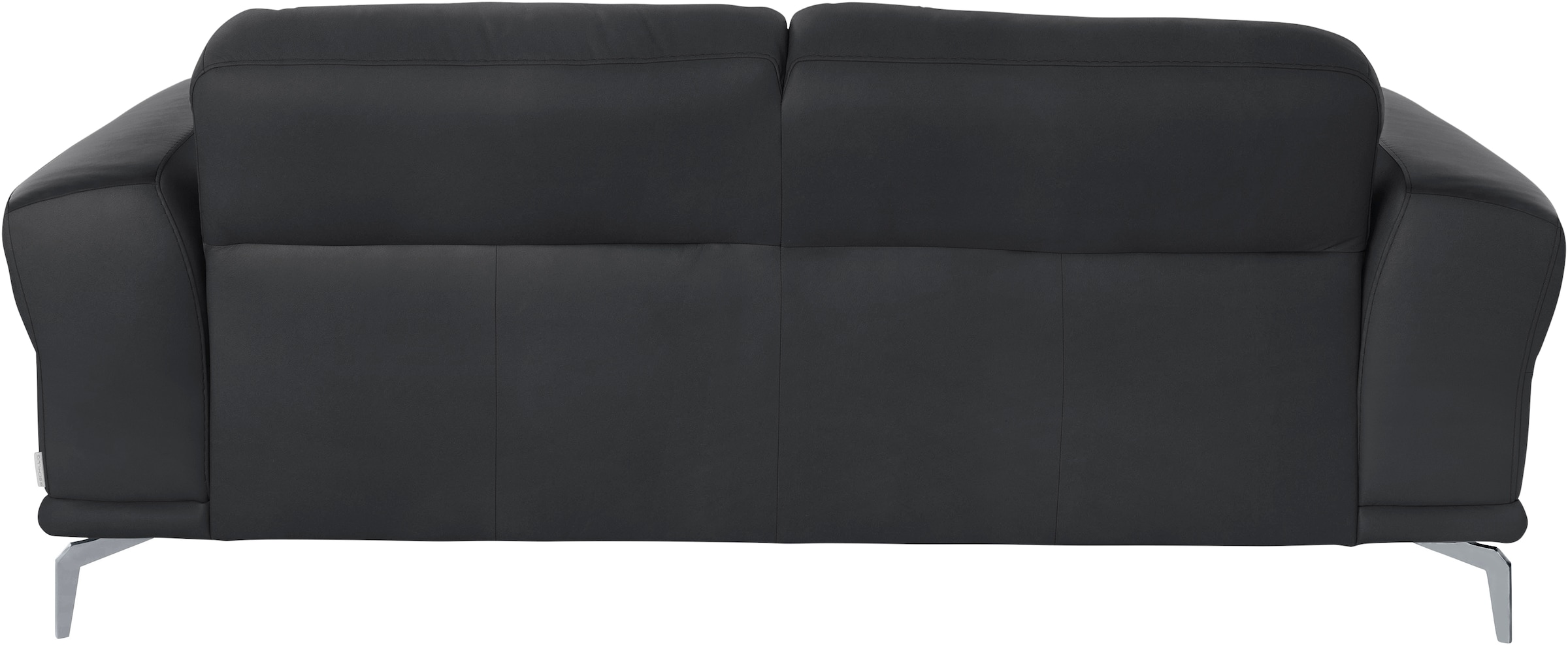 W.SCHILLIG 2-Sitzer »montanaa Designsofa, bequem, Breite 192cm, Federkern« mit Metallfüßen in Silber matt, Breite 192 cm