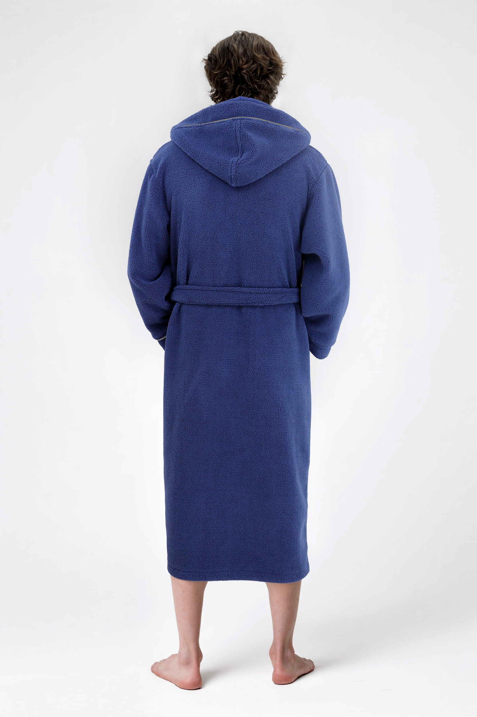 OTTO home Unisex-Bademantel »Lillou, ideal für Sauna & Spa, Hotelbademantel, Morgenmantel« 1 Stk. kuschelig weicher Fleece, plüsch, für Damen und Herren, XS-3XL