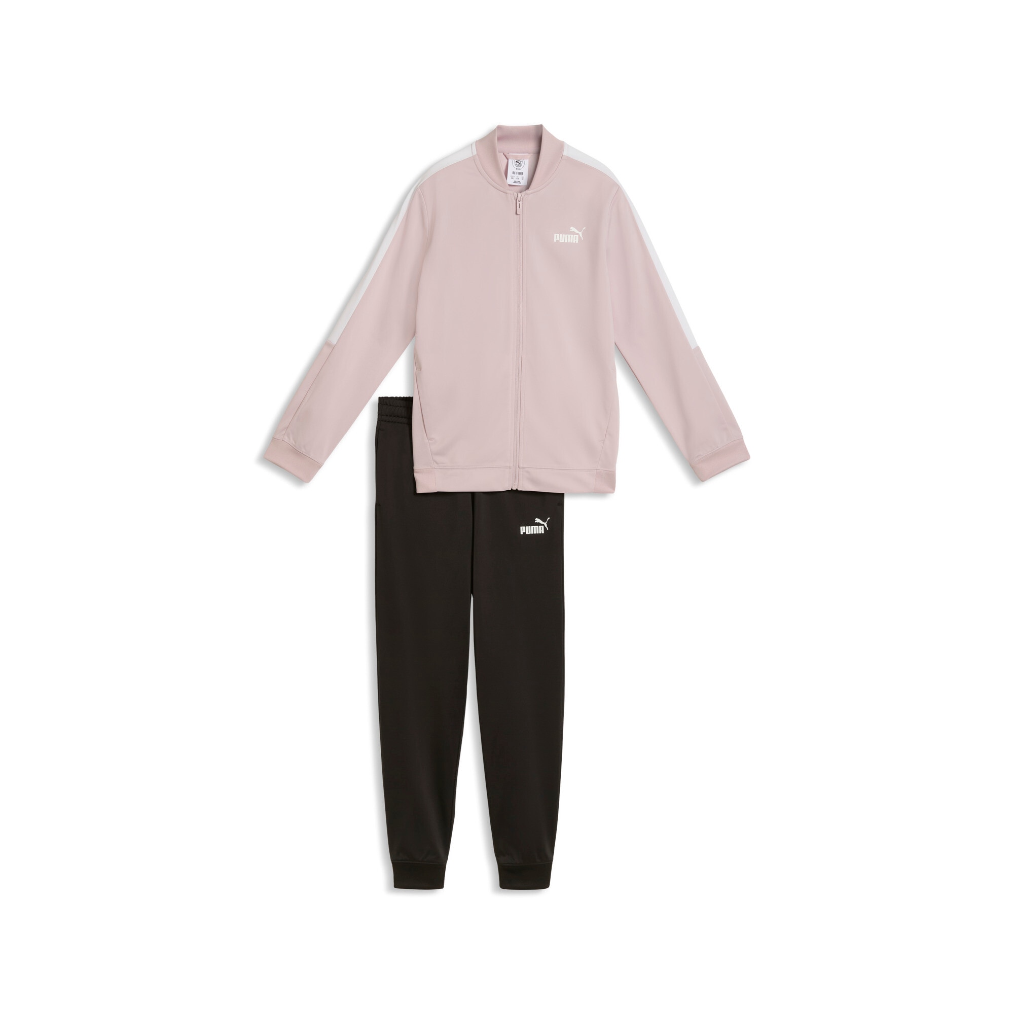 PUMA Trainingsanzug »POLY BASEBALL SUIT G« 2 2-teilig, mit Stehkragen, mit elastischem Bund