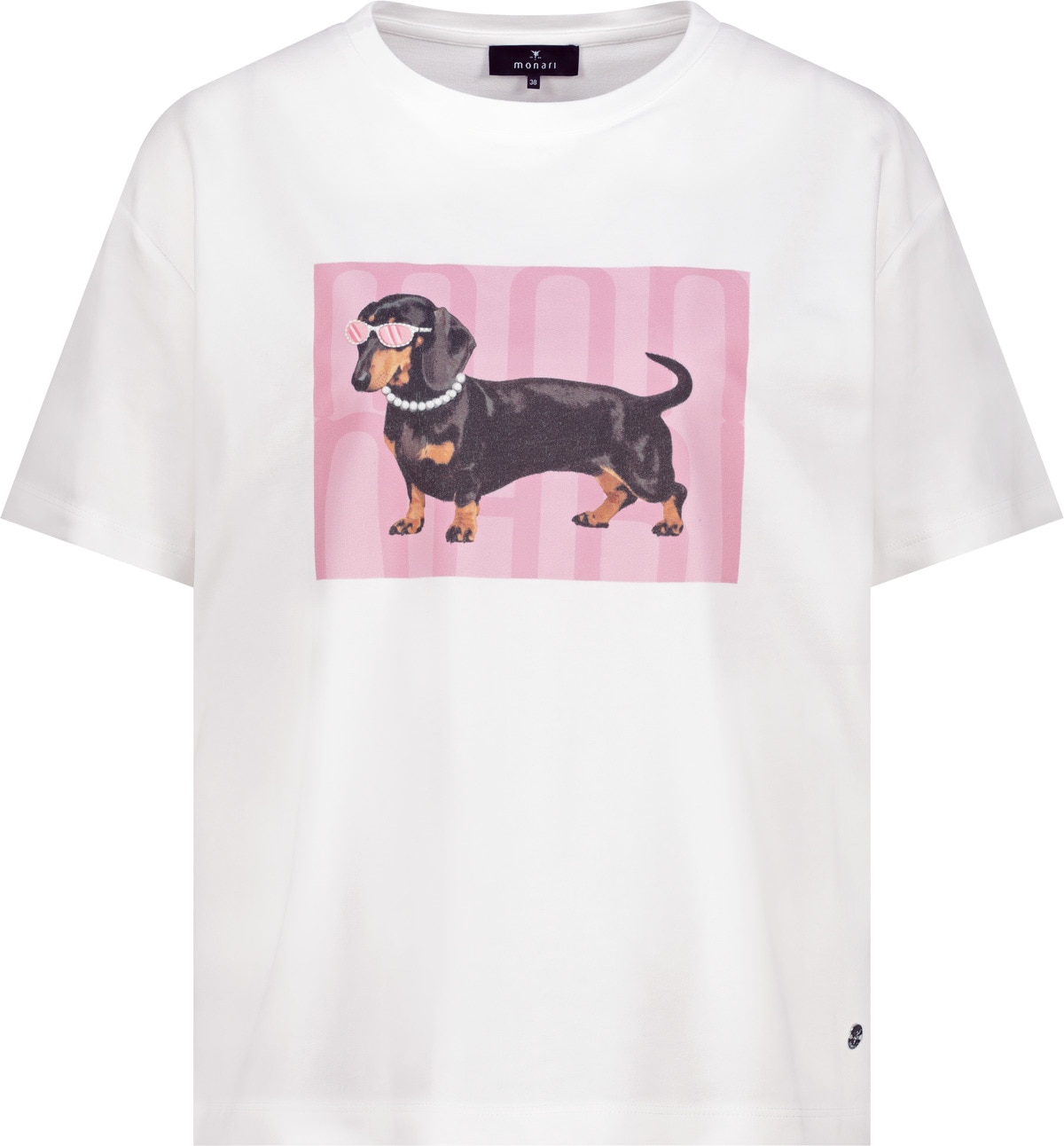Monari T-Shirt »Shirt Dackel« Regular fit mit Dackelprint