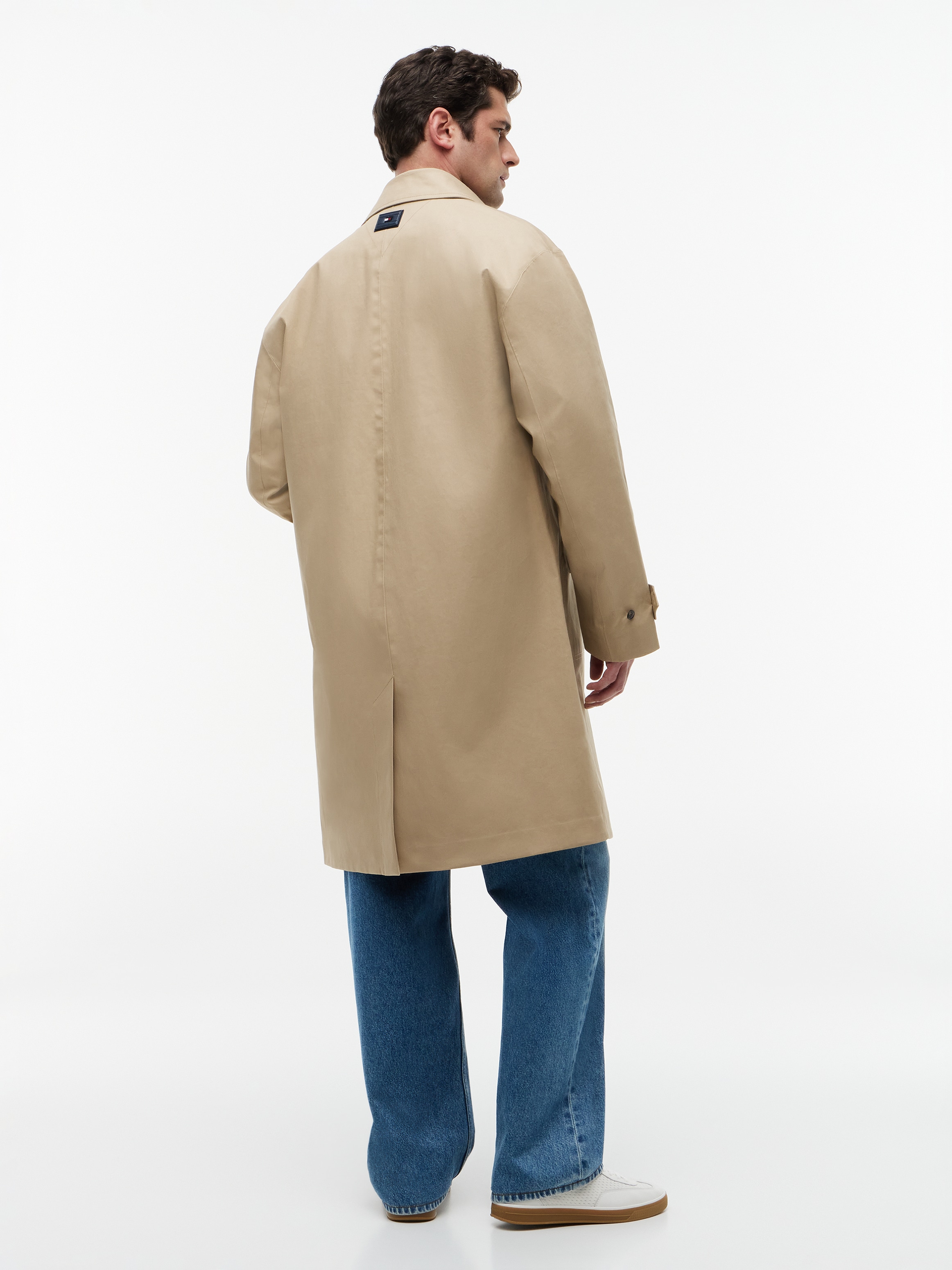 Tommy Hilfiger Langmantel »Dress Casual Premium Line Carcoat« Premium Casual Dress Mantel