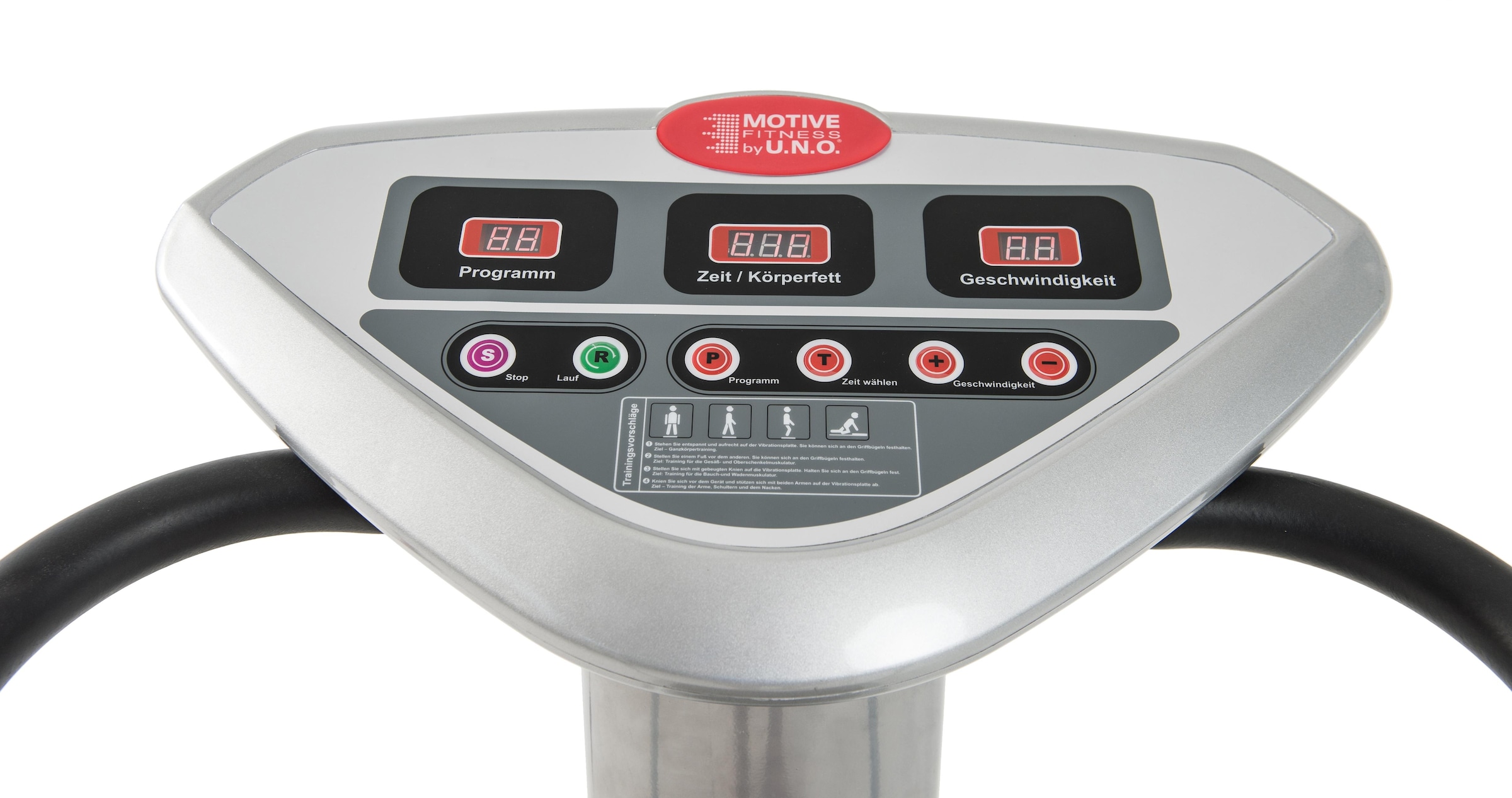 MOTIVE FITNESS by U.N.O. Vibrationsplatte »VIBRO-FIT 2000«, 300 W