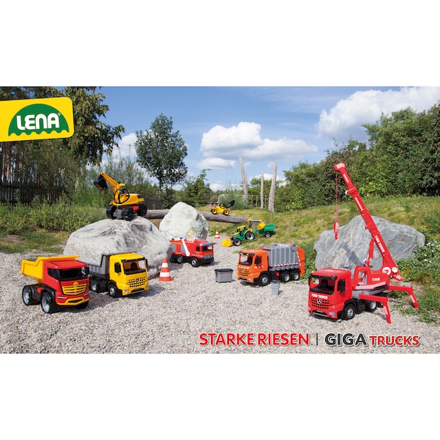 Lena® Spielzeug-Krankenwagen »Giga Trucks, gelb-schwarz«, Made in Europe  online | OTTO