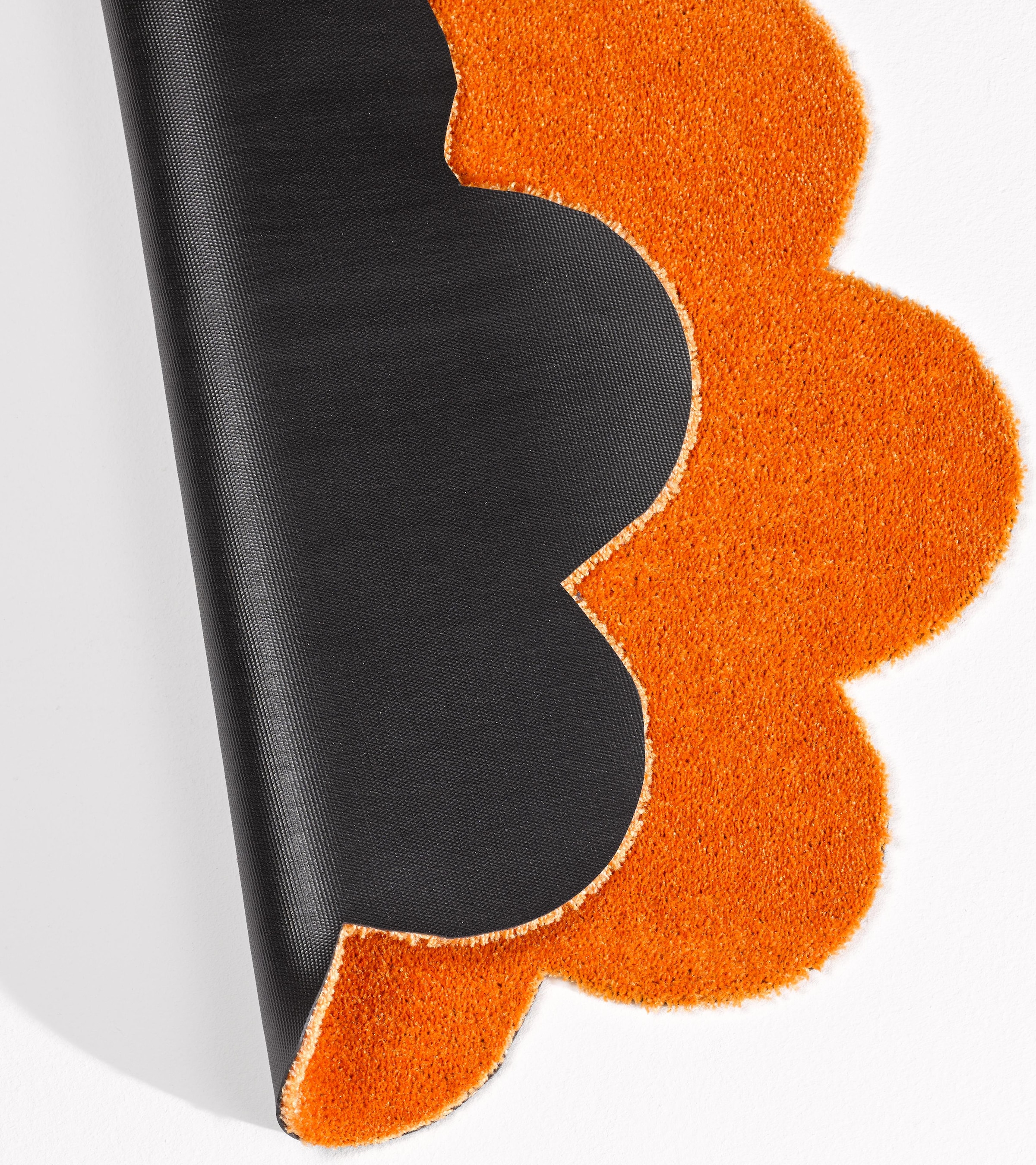 HANSE Home Fußmatte »Deko Soft, Türmatte«, blumenförmig, 7 mm Höhe, waschbar, Unifarben Design, Rutschfest,Robust, Pflegeleicht, Saugfähig