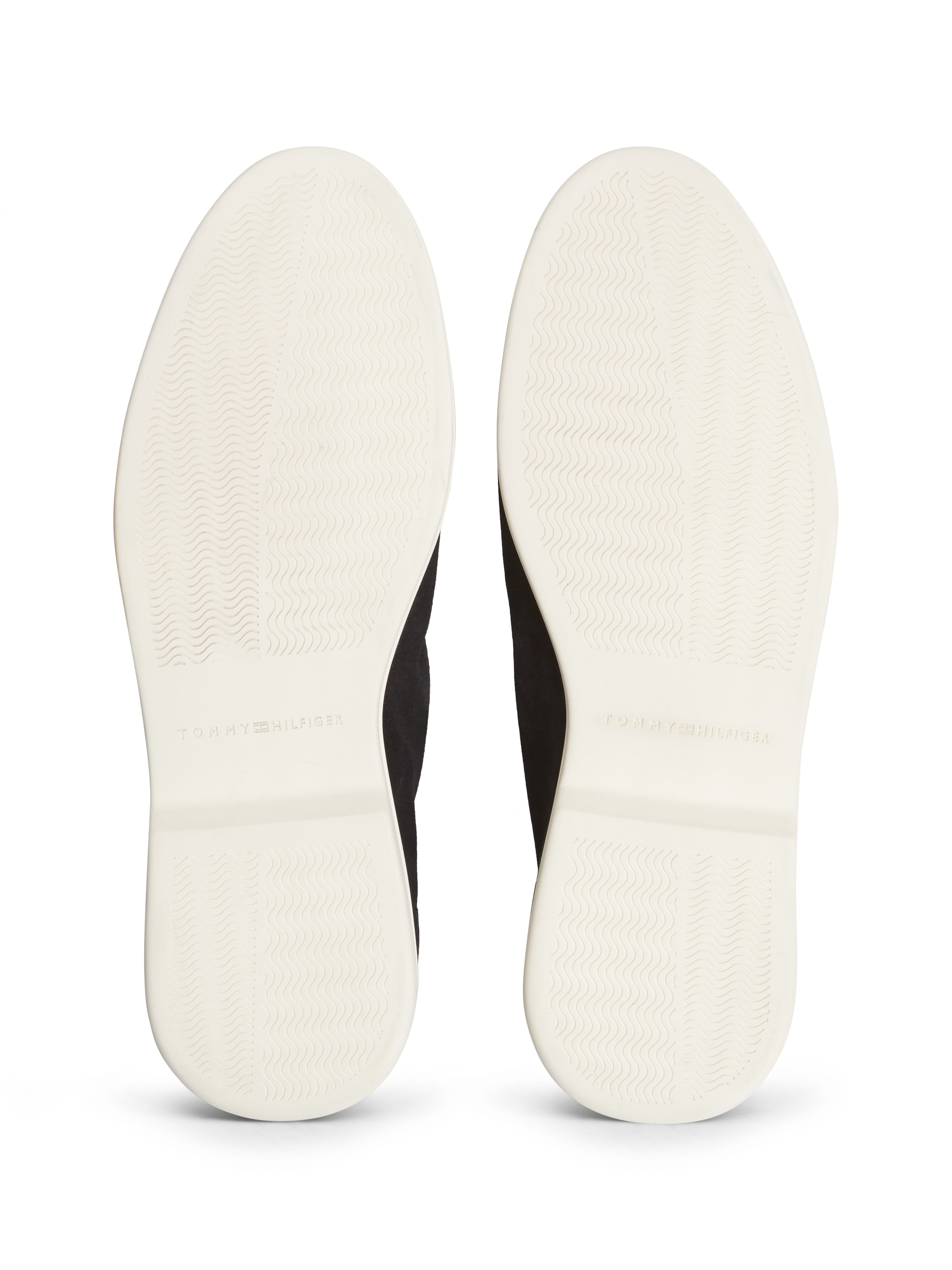 Tommy Hilfiger Loafer »LIGHT SUEDE FLAG HARDWARE LOAFER«  Slipper, Schlupfschuh, mit modischem Zierriegel und Ziernähten