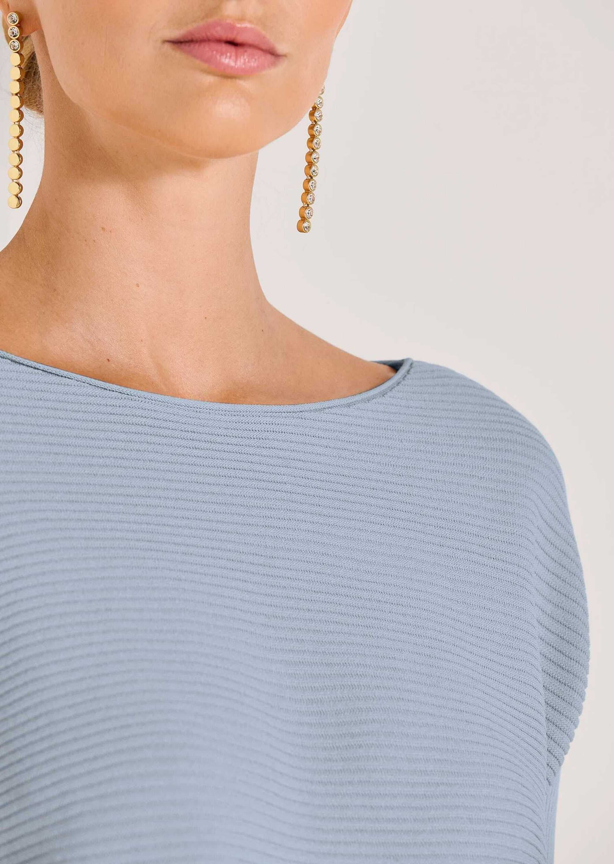 MADELEINE Longpullover »Strickpullover Lässiger Oversized-Pullover mit U-Boot-Ausschnitt«