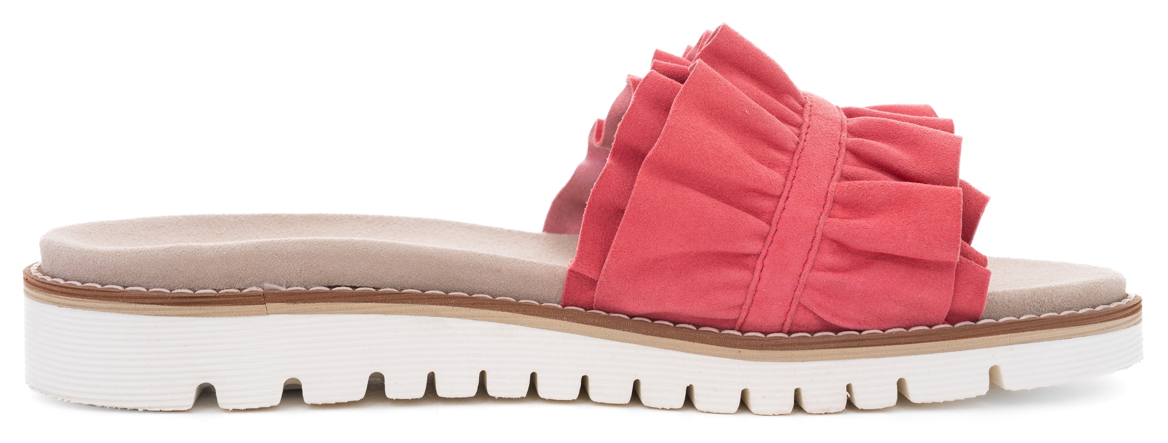 Ara Pantolette »KENT«, Slides, Flats, Sandale mit geraffter Bandage