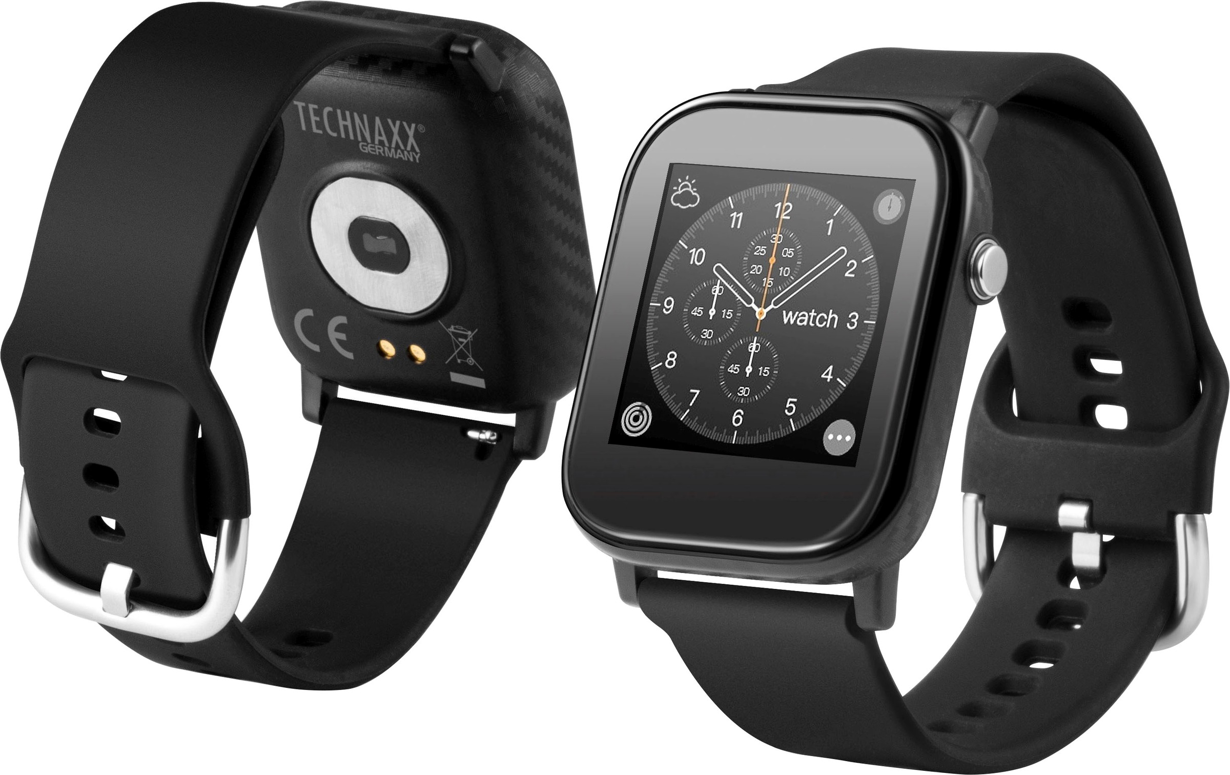 Technaxx Smartwatch »TX-SW6HR«, (3,55 cm / 1,4 Zoll), Proprietär,)