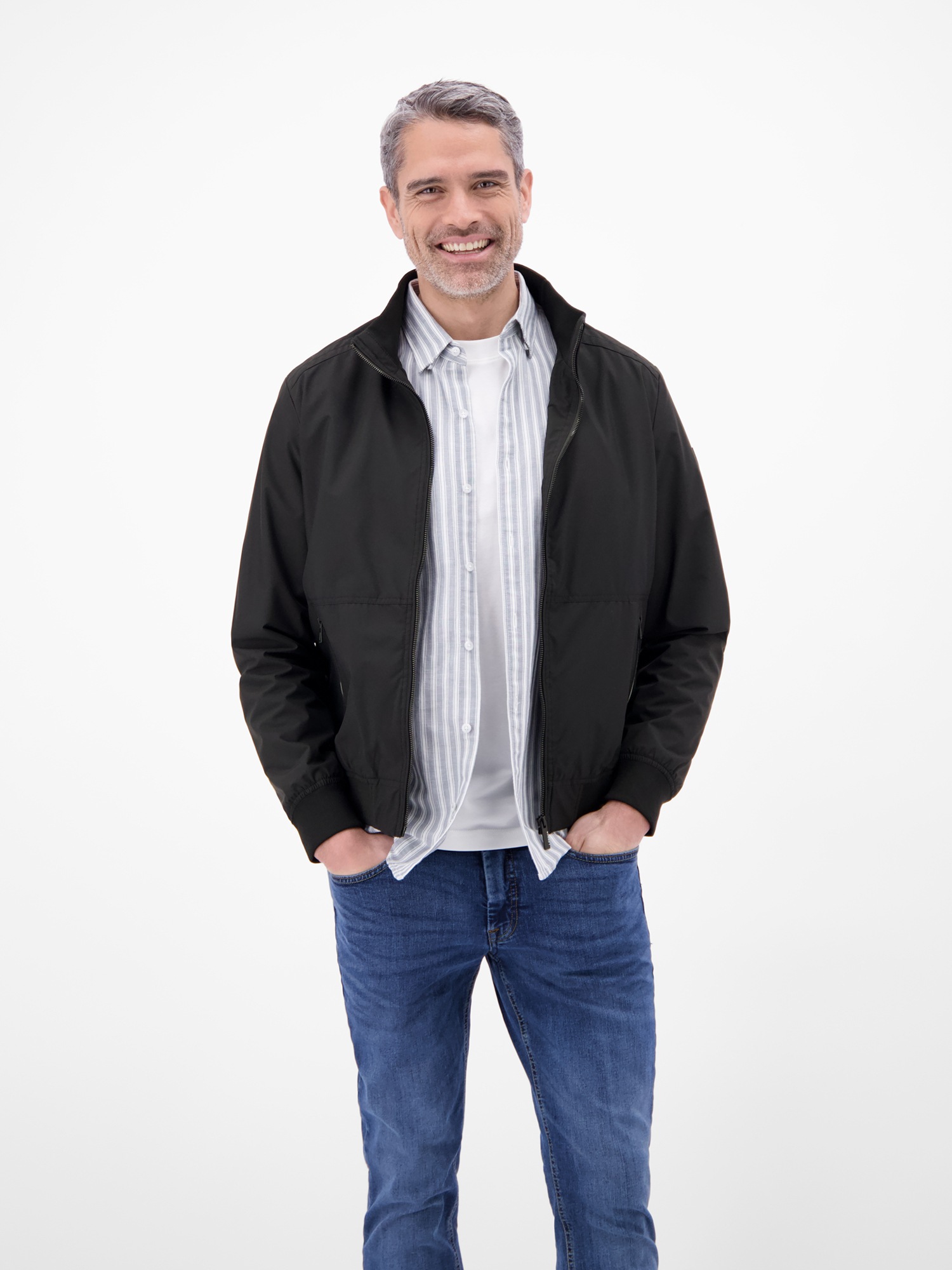 LERROS Blouson »Blouson leicht gefüttert und flexibel« ohne Kapuze Herren Blouson, Wasser- und windabweisend, Atmungsaktiv, Einfarbig