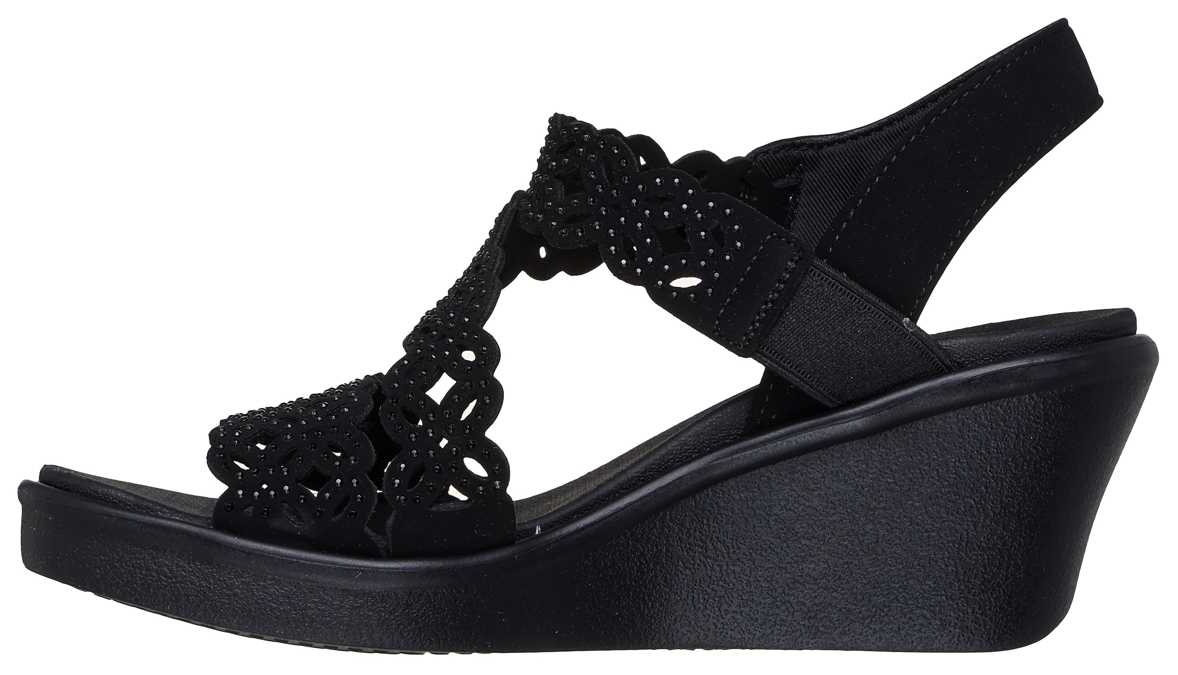 Skechers Keilsandalette »RUMBLE ON-SASSIER DAYZ«, Sandalette, Plateausandale mit Luxe Foam