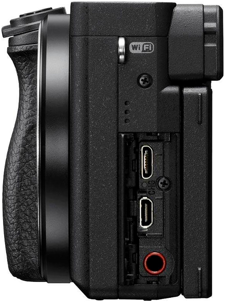 Sony Kompaktkamera »Alpha 6400 + 16-50mm Objektiv«, 24,2 MP, Bluetooth
