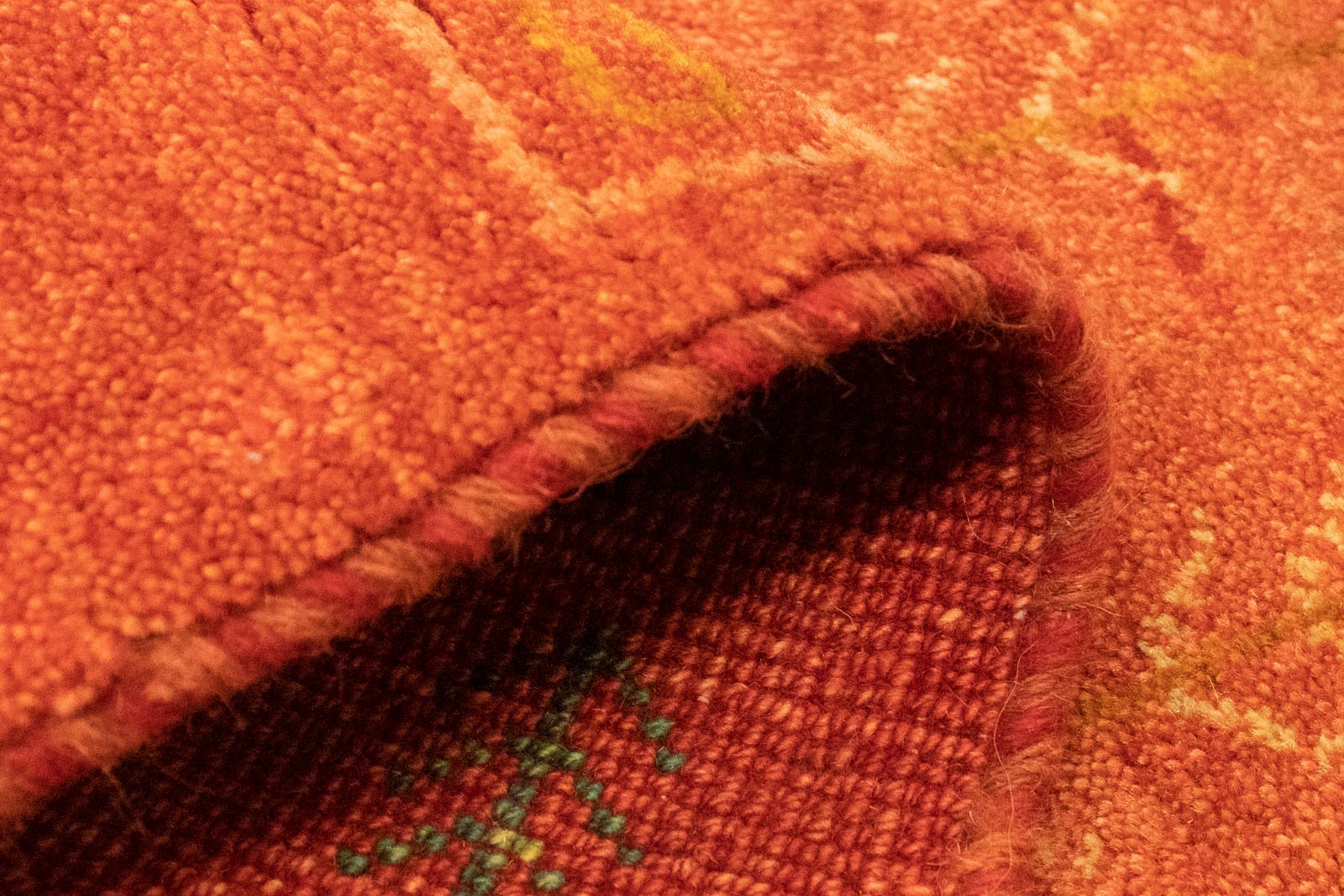 morgenland Wollteppich »Gabbeh Teppich handgeknüpft rost«, rechteckig,  handgeknüpft bei OTTO