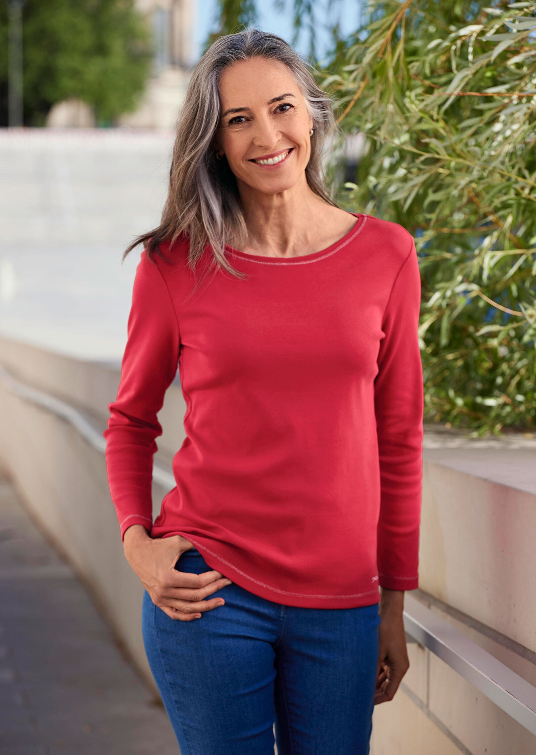 GOLDNER Kurzarmshirt »Kurzgröße Basic T-Shirt aus reiner Baumwolle«