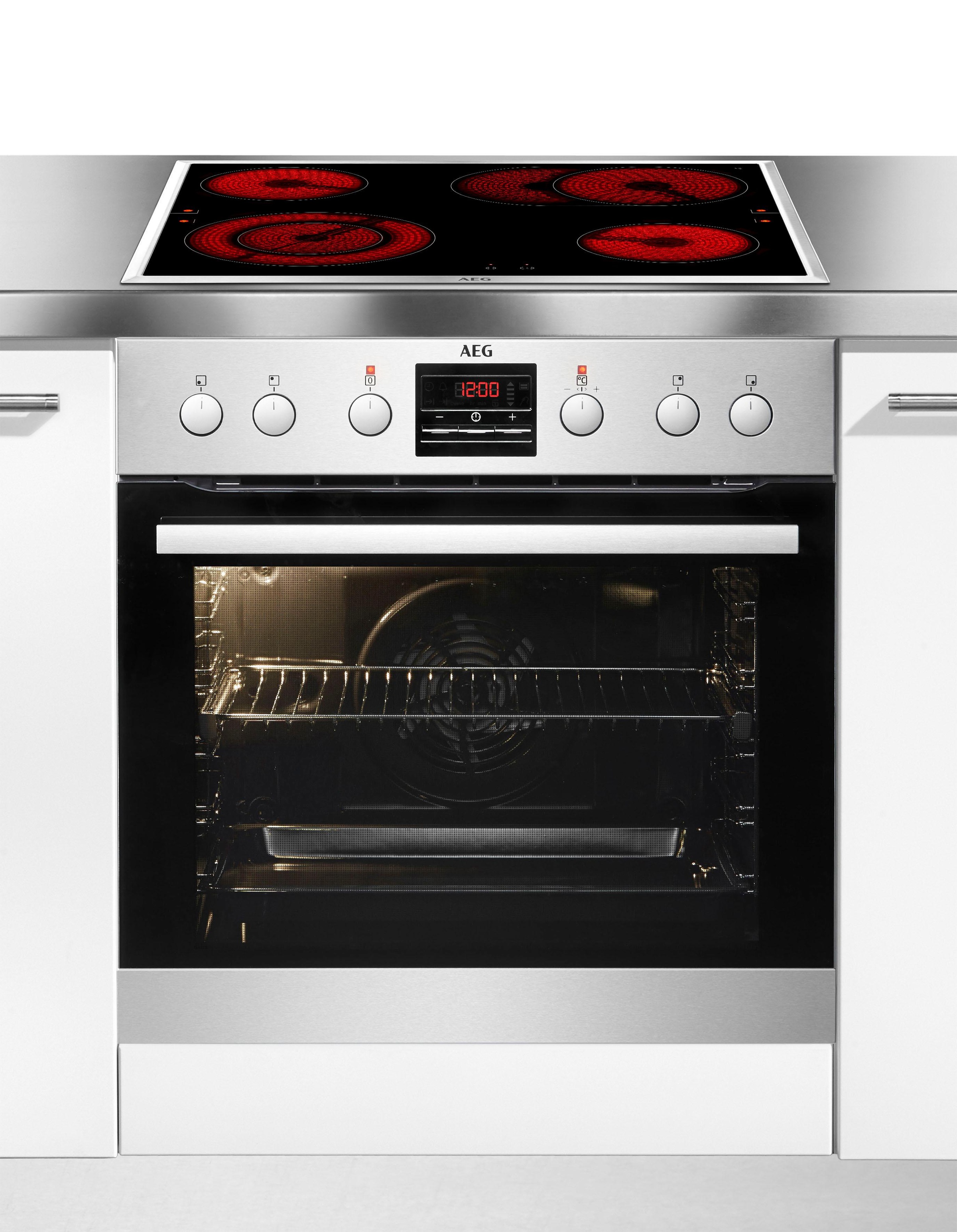 AEG Elektro-Herd-Set »ChampEasyP«, mit Timer