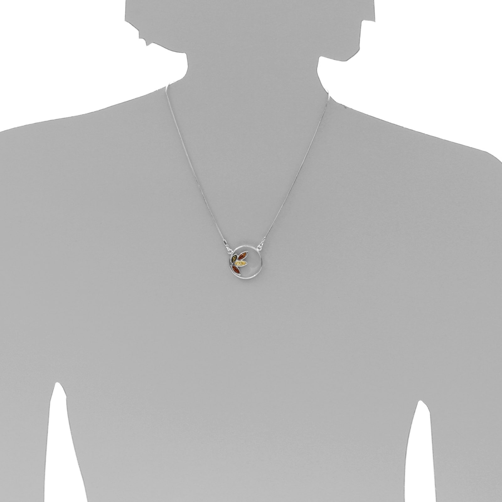 OSTSEE-SCHMUCK Collier »- Stine - Silber 925/000 - Bernstein«