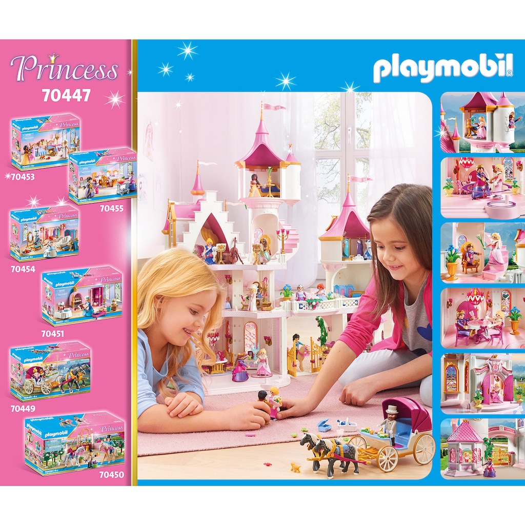 Playmobil® Konstruktions-Spielset »Großes Prinzessinnenschloss (70447), Princess«, (644 St.)