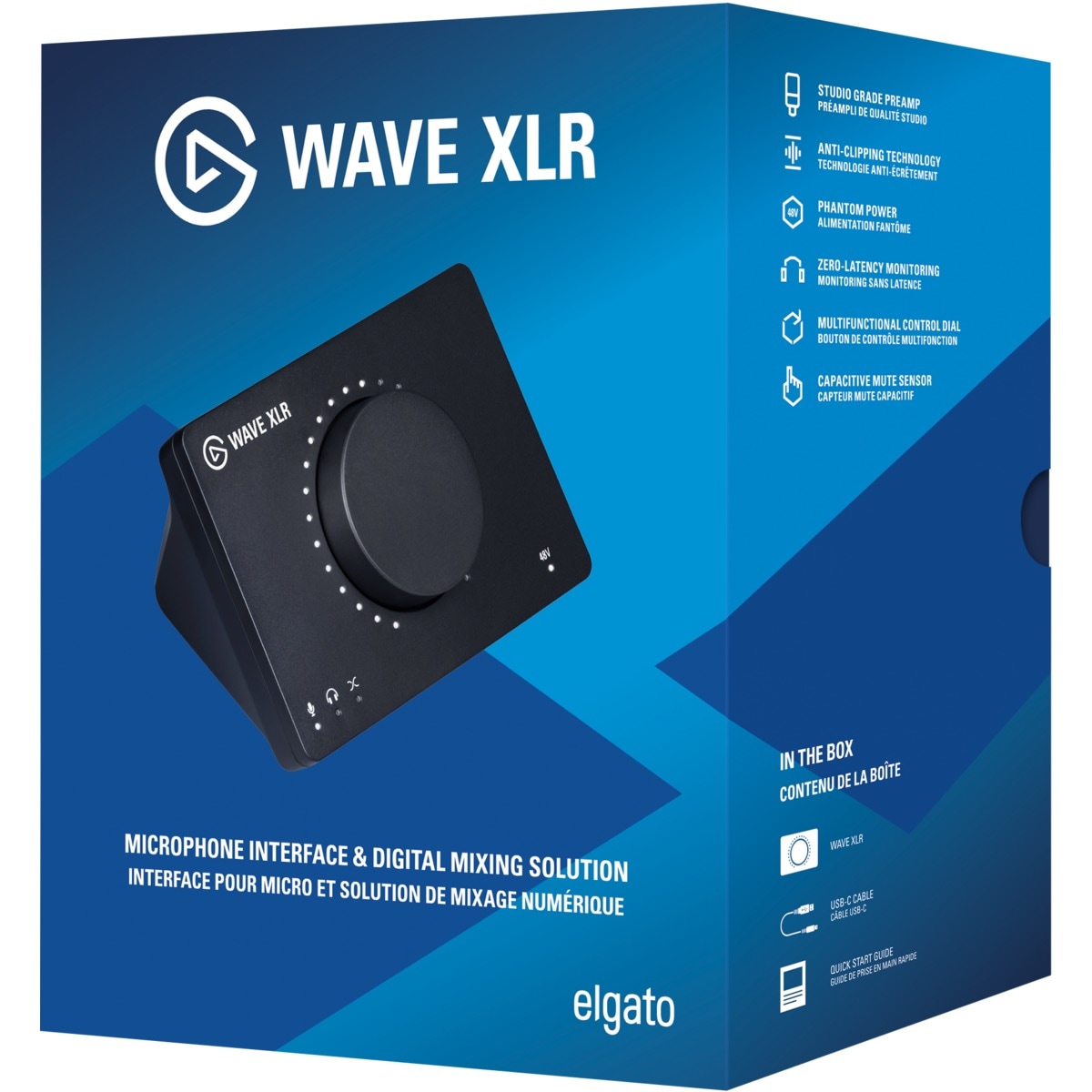Elgato Vorverstärker »Wave XLR«, Interface-Steuerung, 48 V Phantomspeisung
