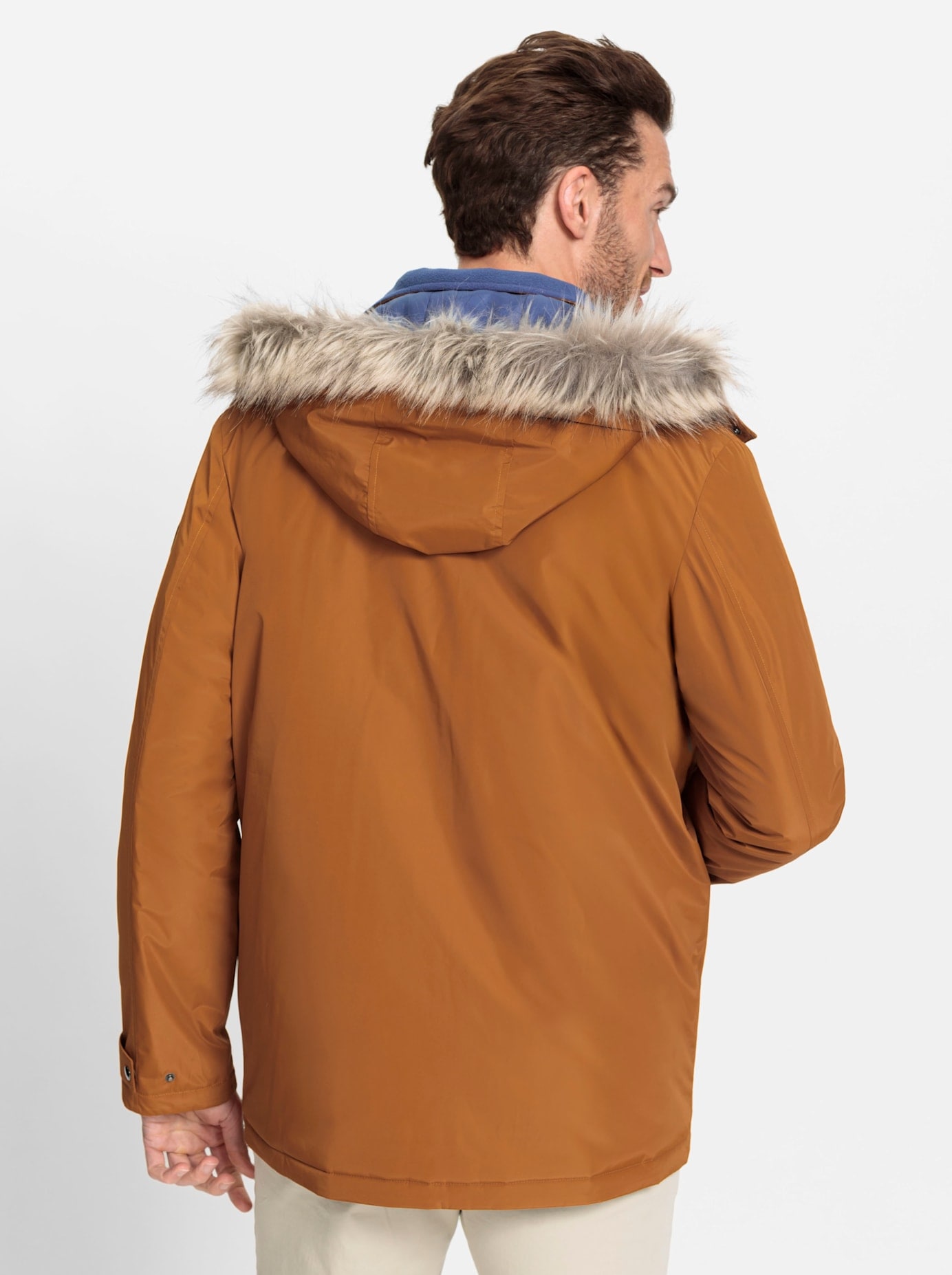 Marco Donati Langjacke, mit Kapuze