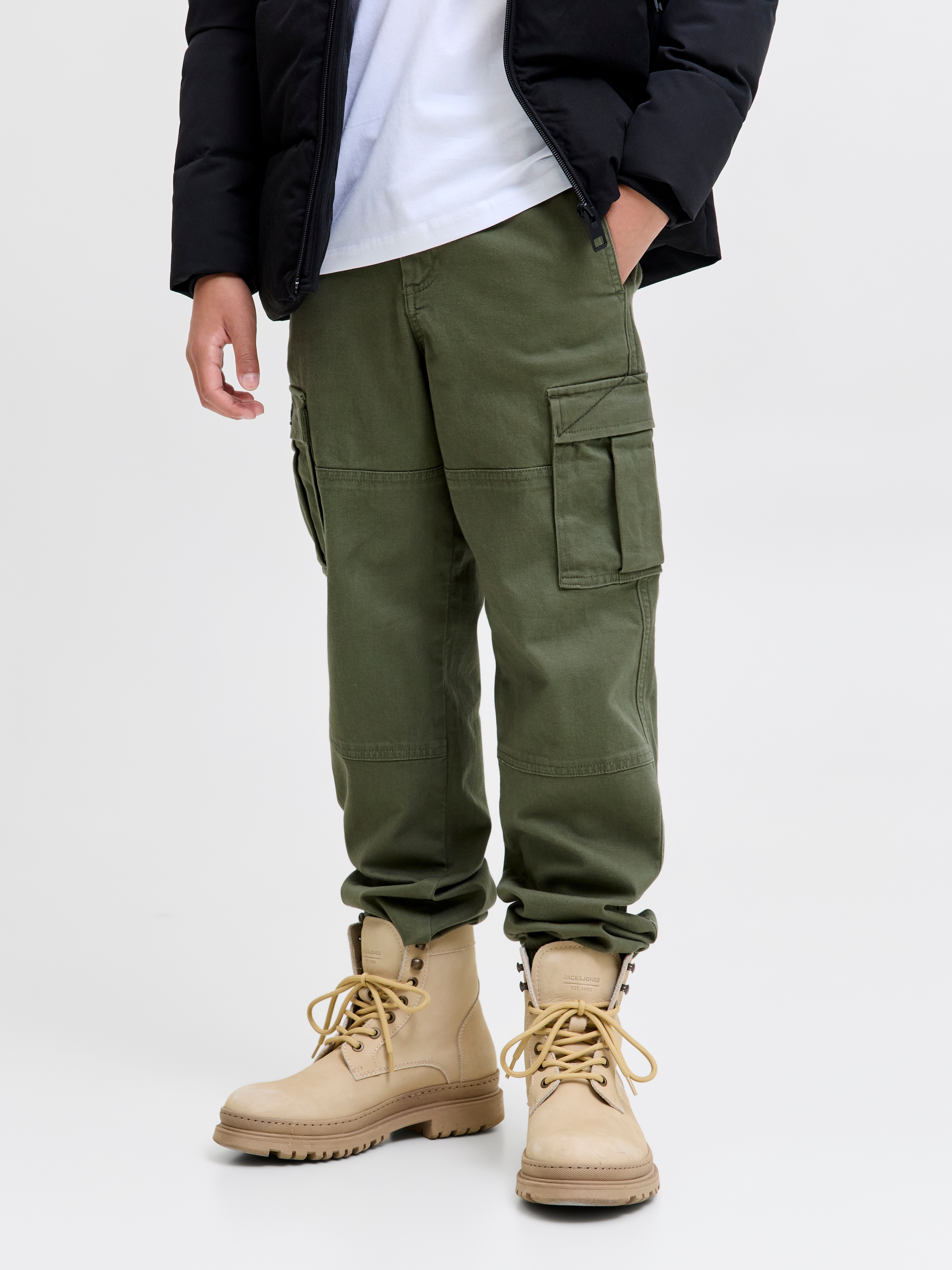 Jack & Jones Junior Cargohose »JPSTKANE JJJONNIE CUFFED CARGO JNR«