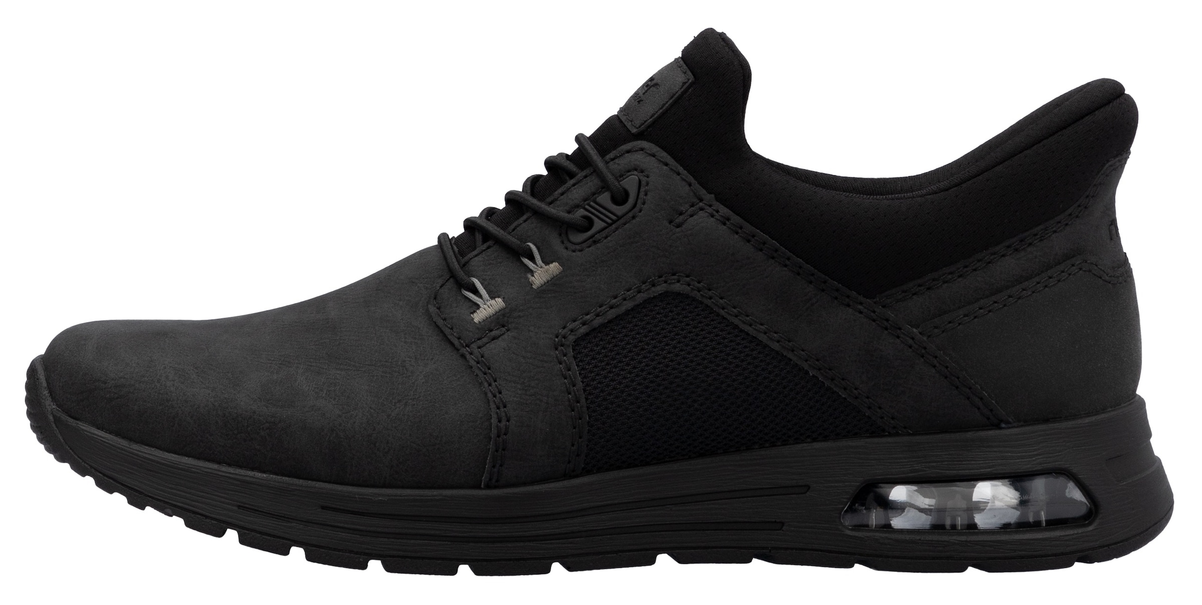 Rieker Slip-On Sneaker, Freizeitschuh, Halbschuh, Schlupfschuh mit gepolstertem Schaftrand