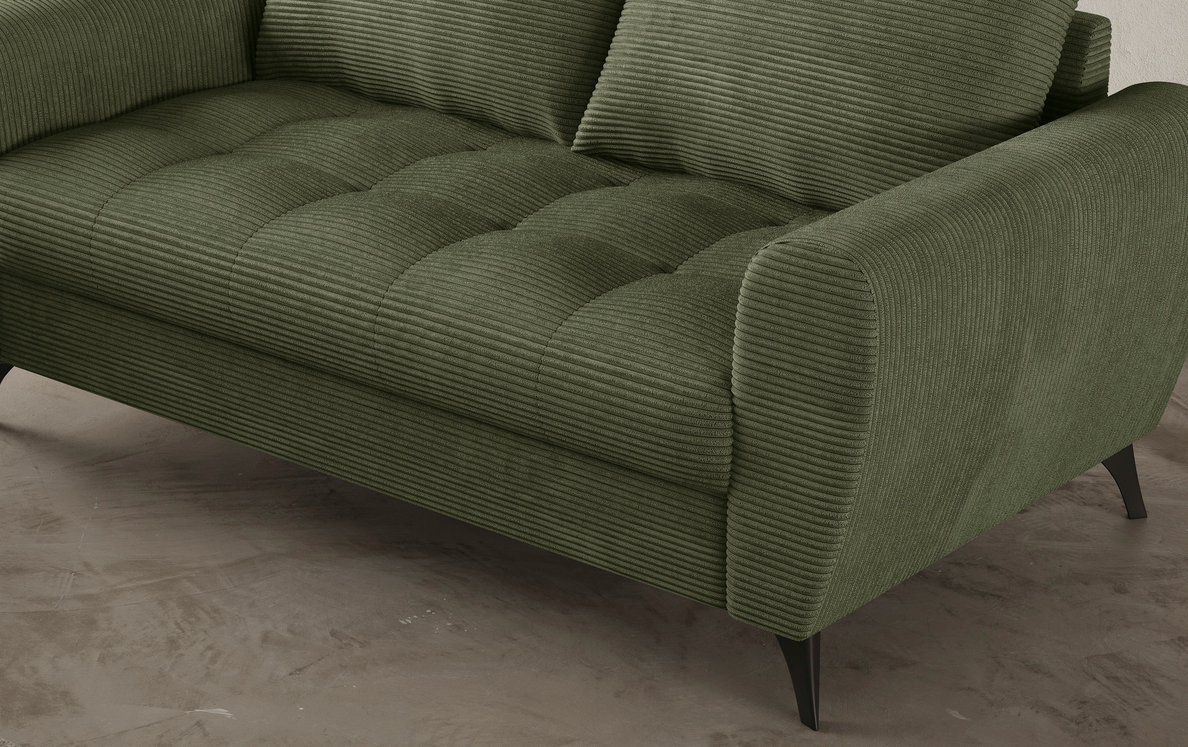 Mr. Couch 2,5-Sitzer »Blackburn II« Wahlweise mit Kaltschaumpolsterung bis 140 kg belastbar