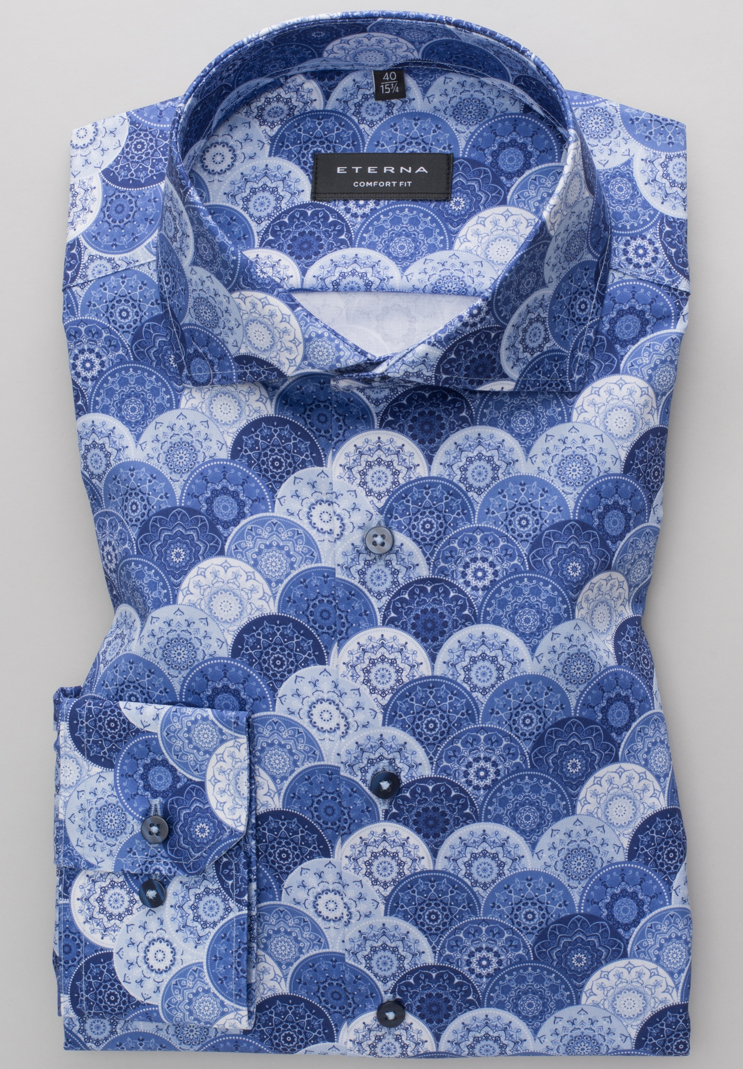 Eterna Langarmhemd »COMFORT FIT« NON IRON (bügelfrei)